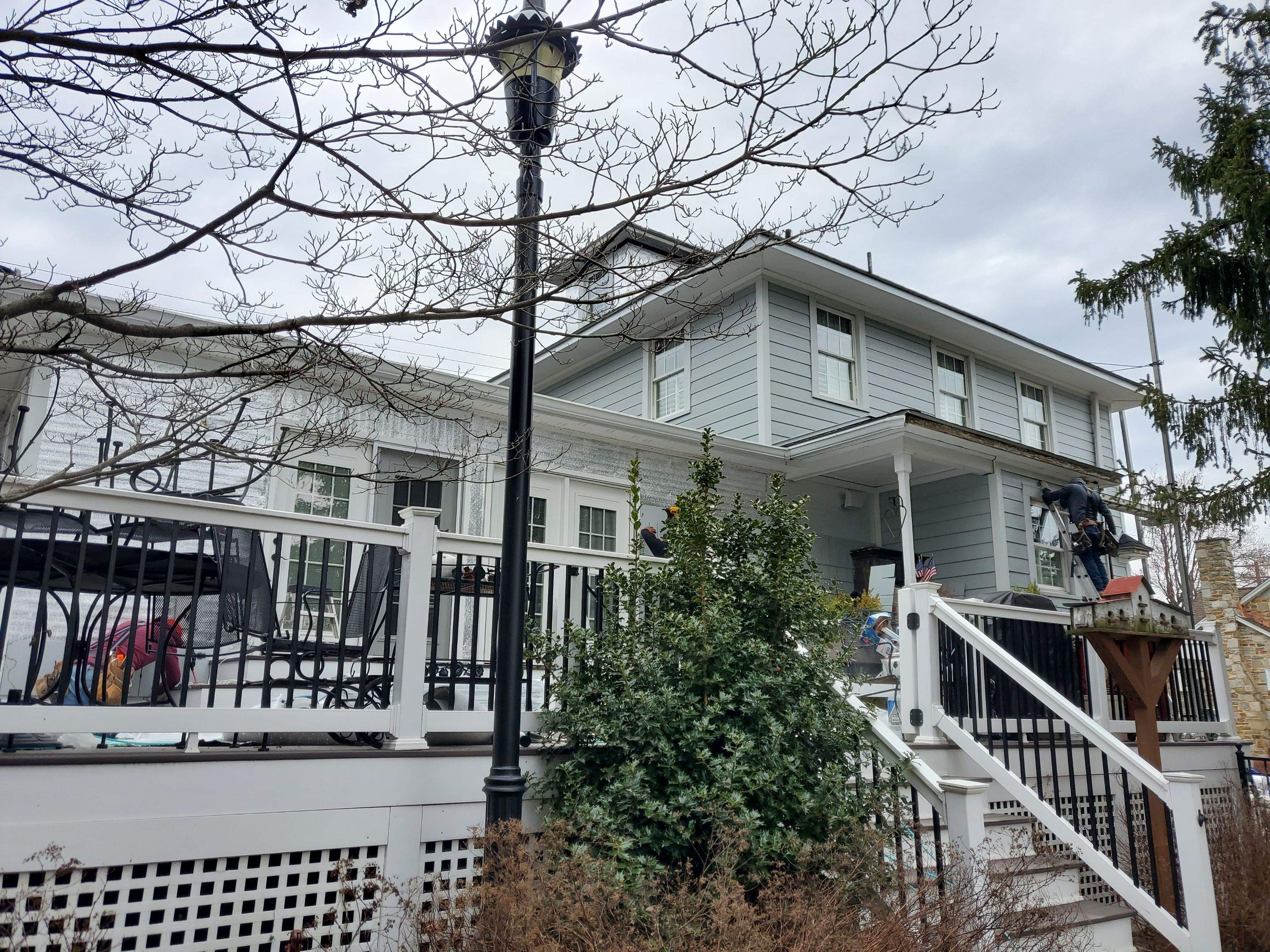 Siding Replacement using James Hardie siding by American Home Contractors