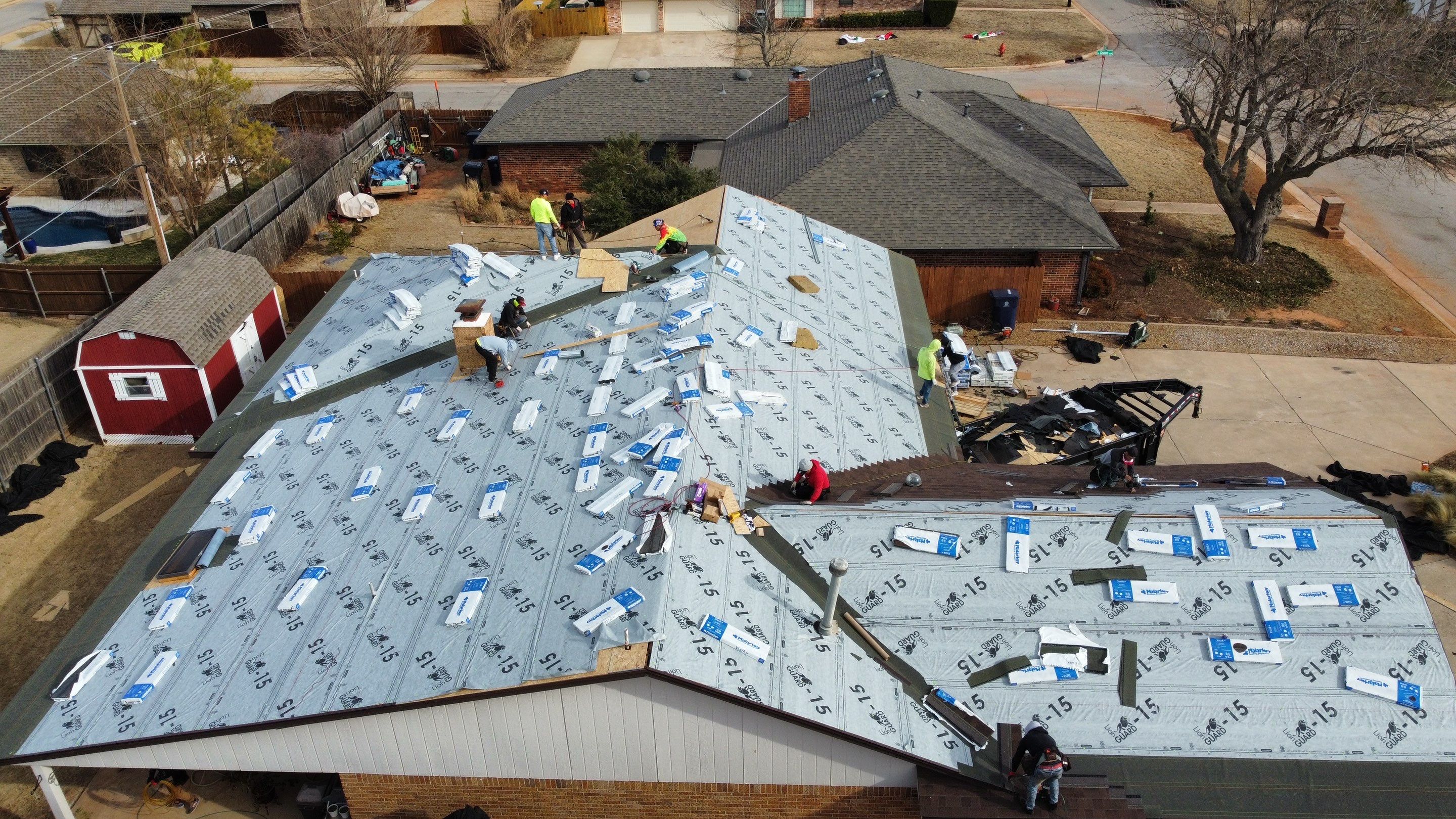 Malarkey Class 3 Antique brown install by Icon Roofing And Construction 