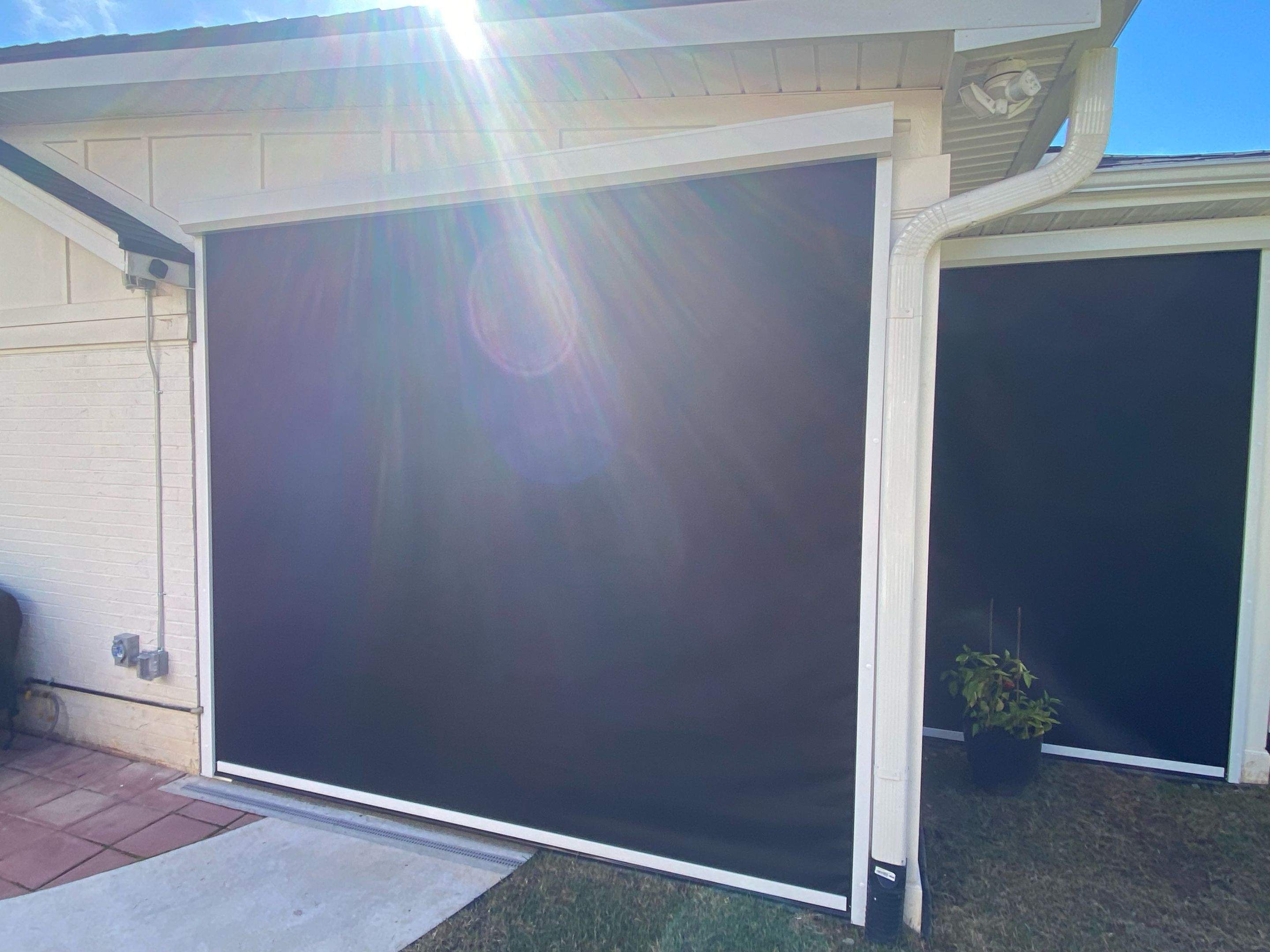 Patio Shades and Interior shade by Southern Traditions Window Fashions