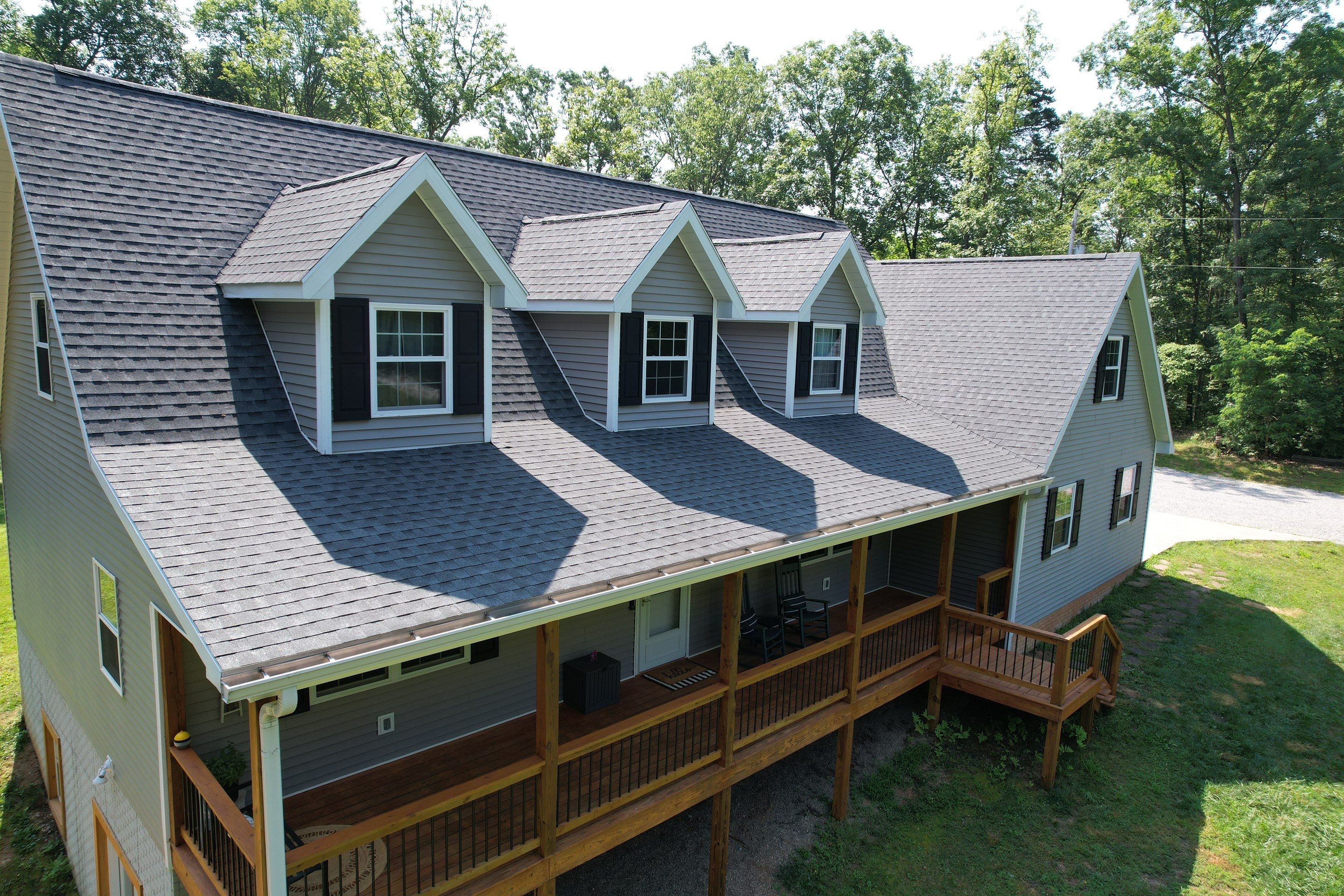 Residential Roofing Installation using GAF Timberline HDZ Pewter Gray by Rainstoppers Roofing
