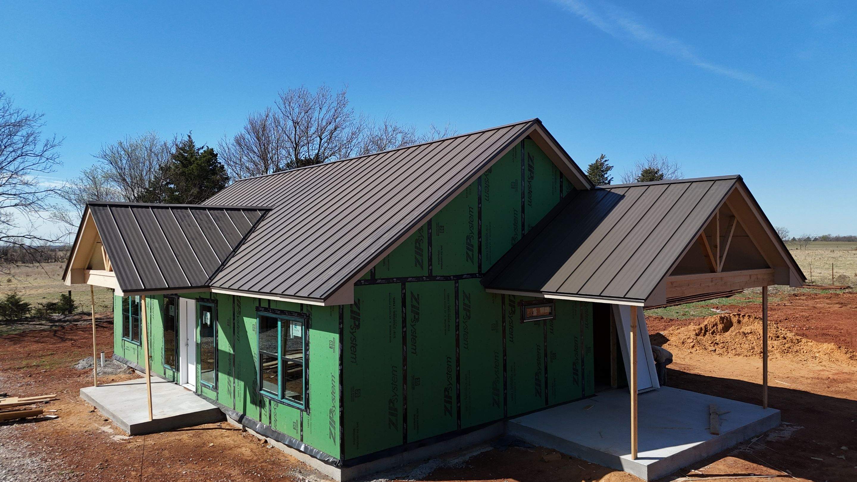 Standing Seam Metal Roof in Crescent, OK by 5Coat Roofing & Construction