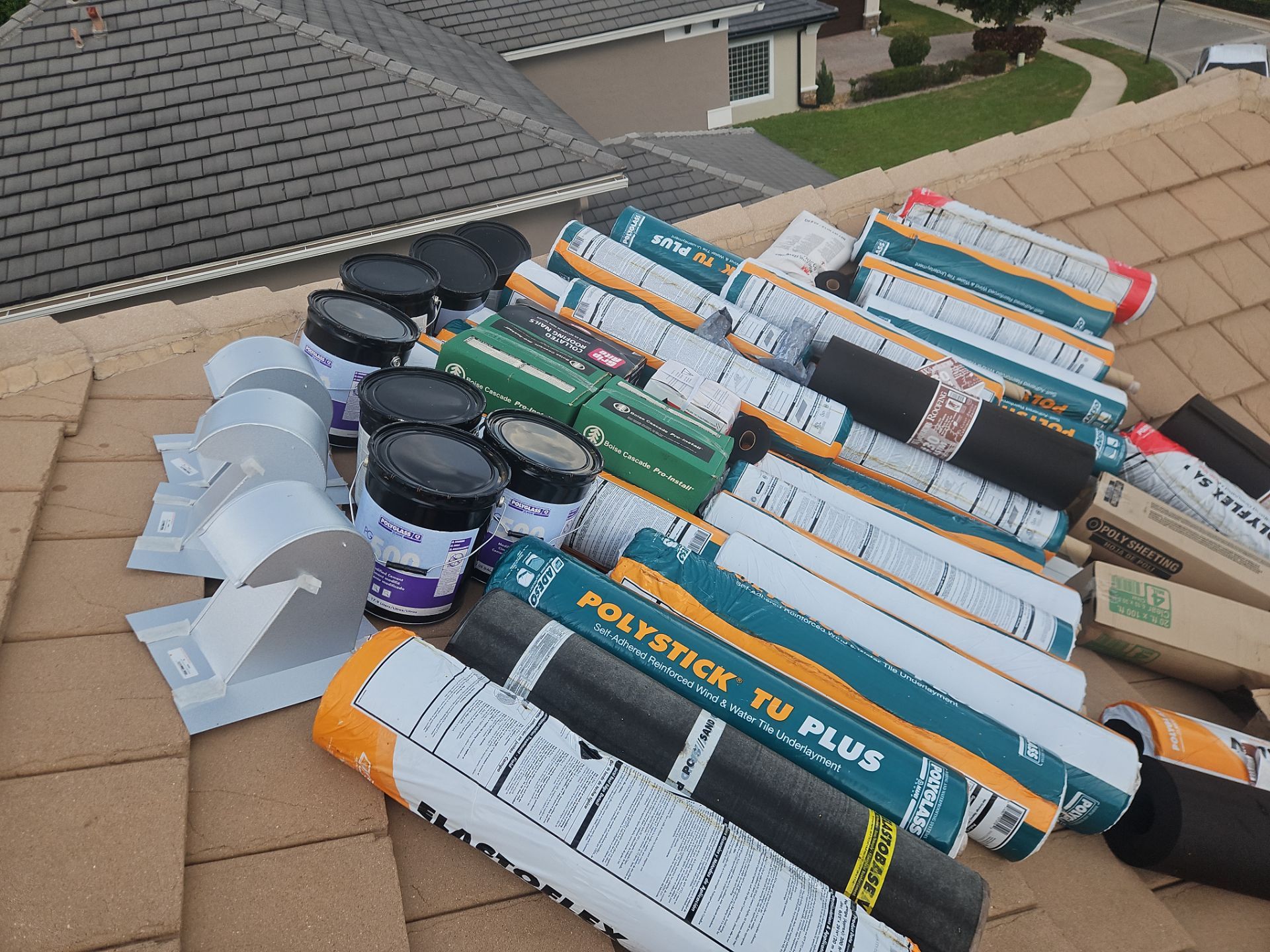 Residential Roofing Installation using Westlake Roofing Tile by BLUES BROTHERS ROOFING