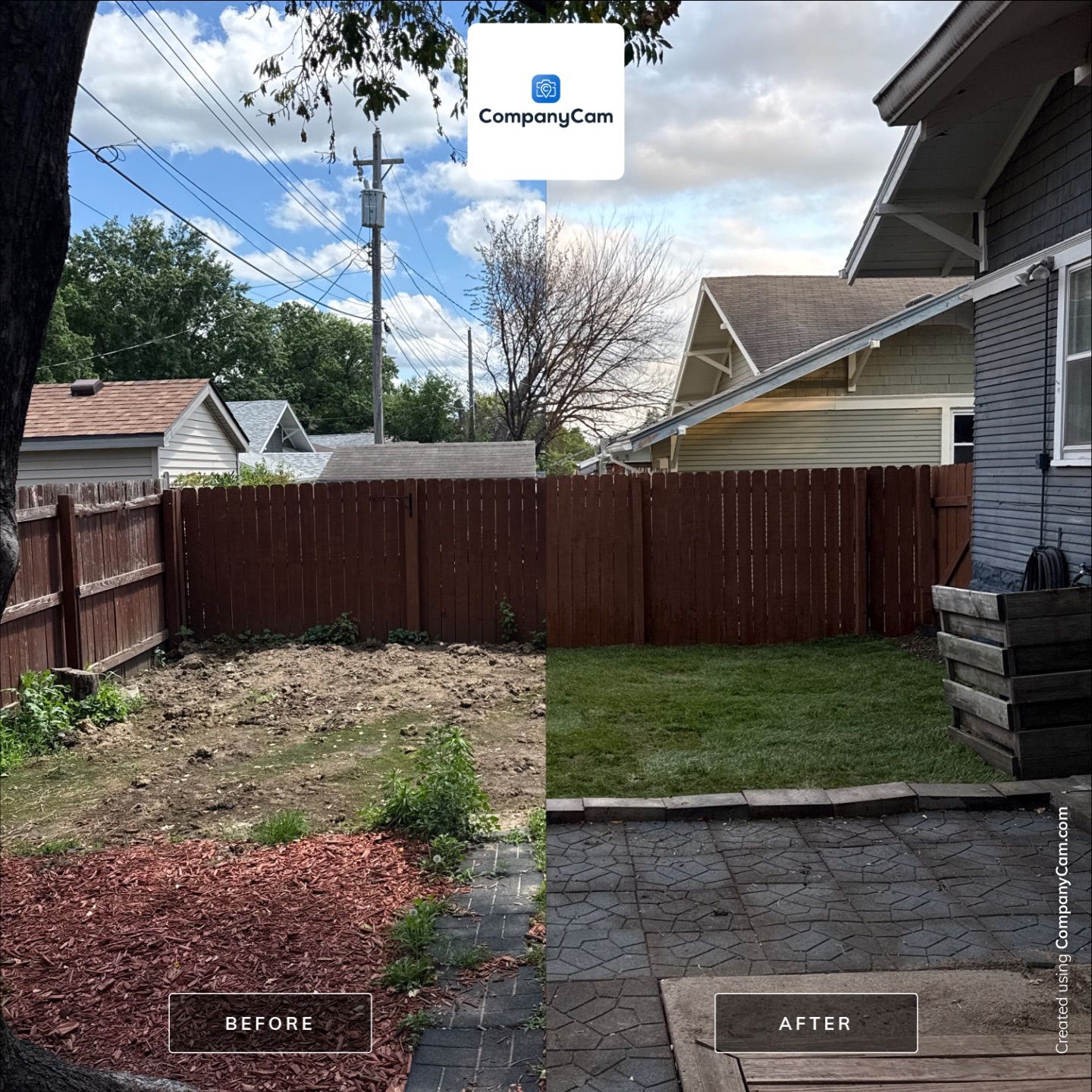 New sod installation and Bathroom drain repair by Customer Success Demo Account