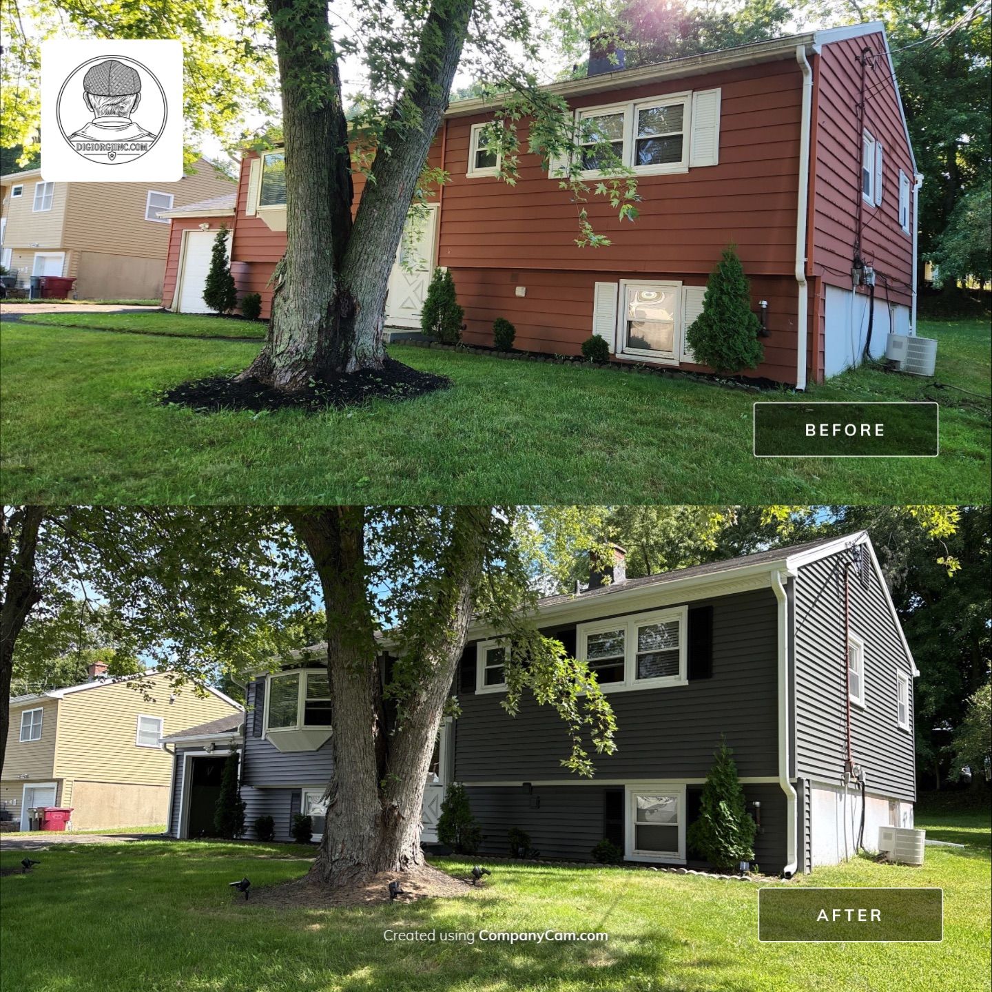 Siding Refreshment Using Cert. Monogram D/4 x 12'6'' Clapboard, Smoky Gray by DiGiorgi Roofing and Siding Inc