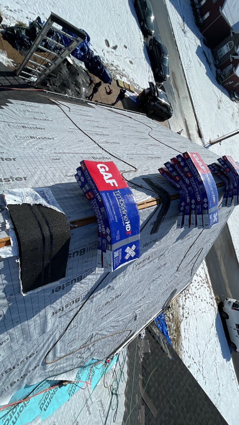 Residential Roofing Installation using GAF HDZ Roofing System  by Undersun Roofing 