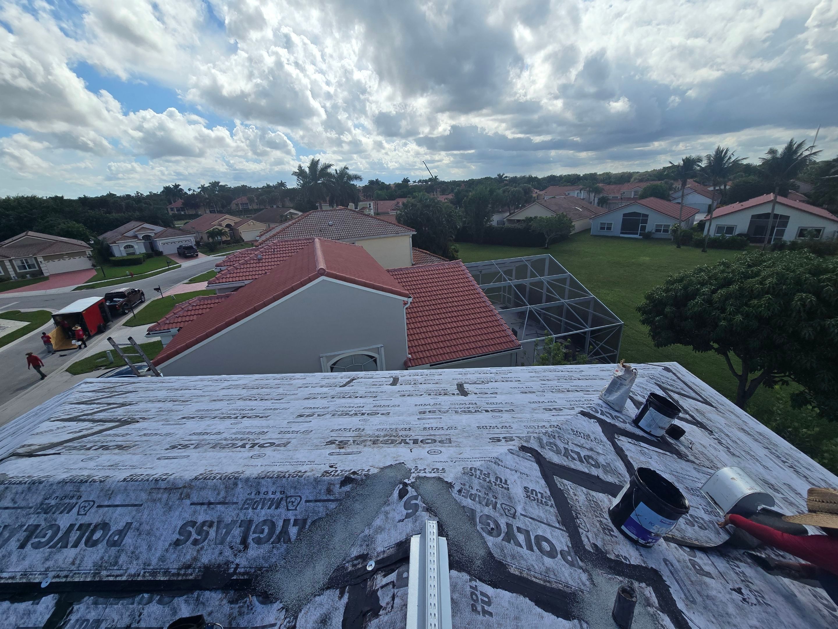 Tile Reroof in Boca Raton by Roofing Recovery