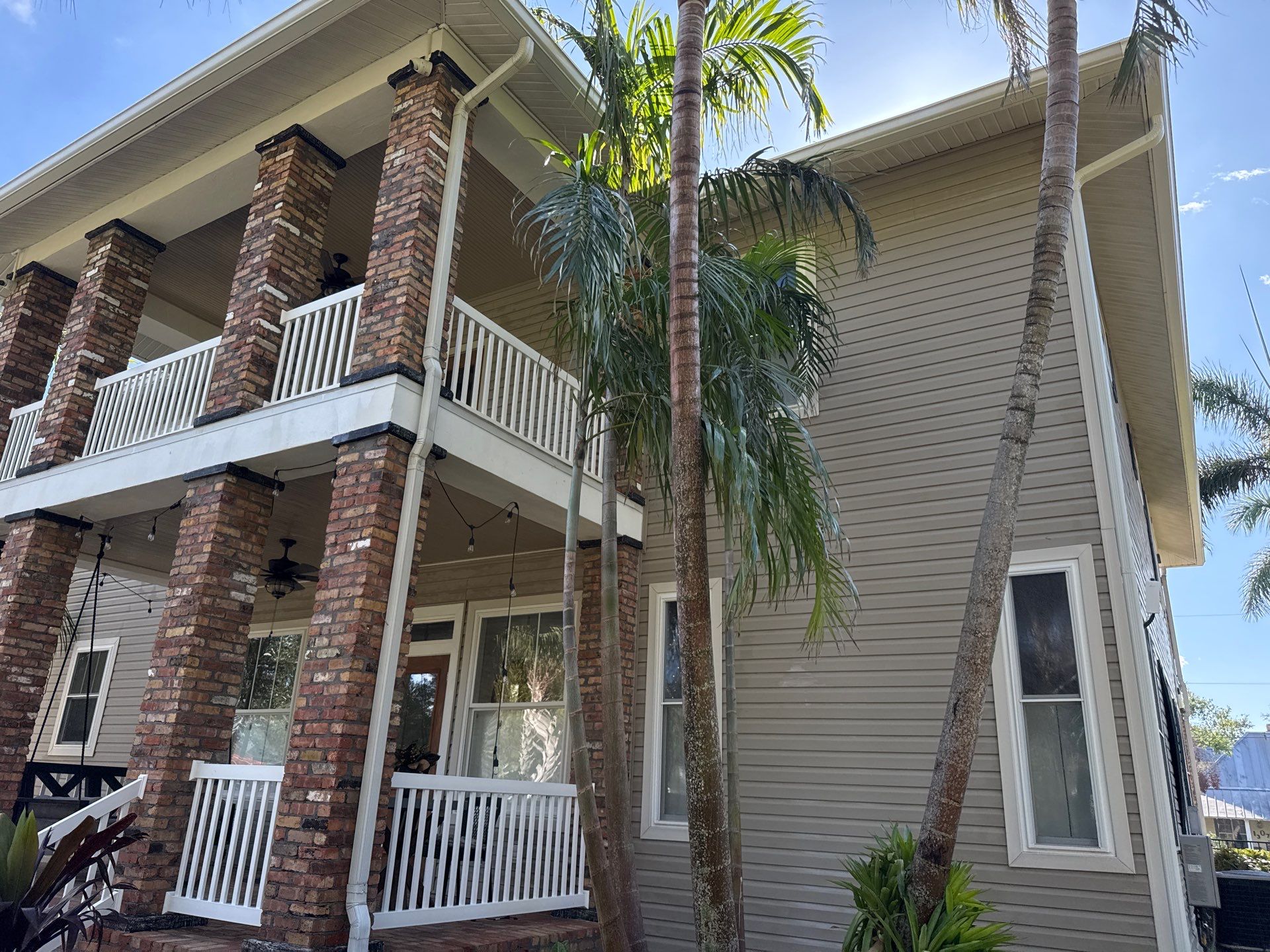 2-Story House Wash and Garage Pressure Washing in Palmetto, FL by Sunshine AquaWash