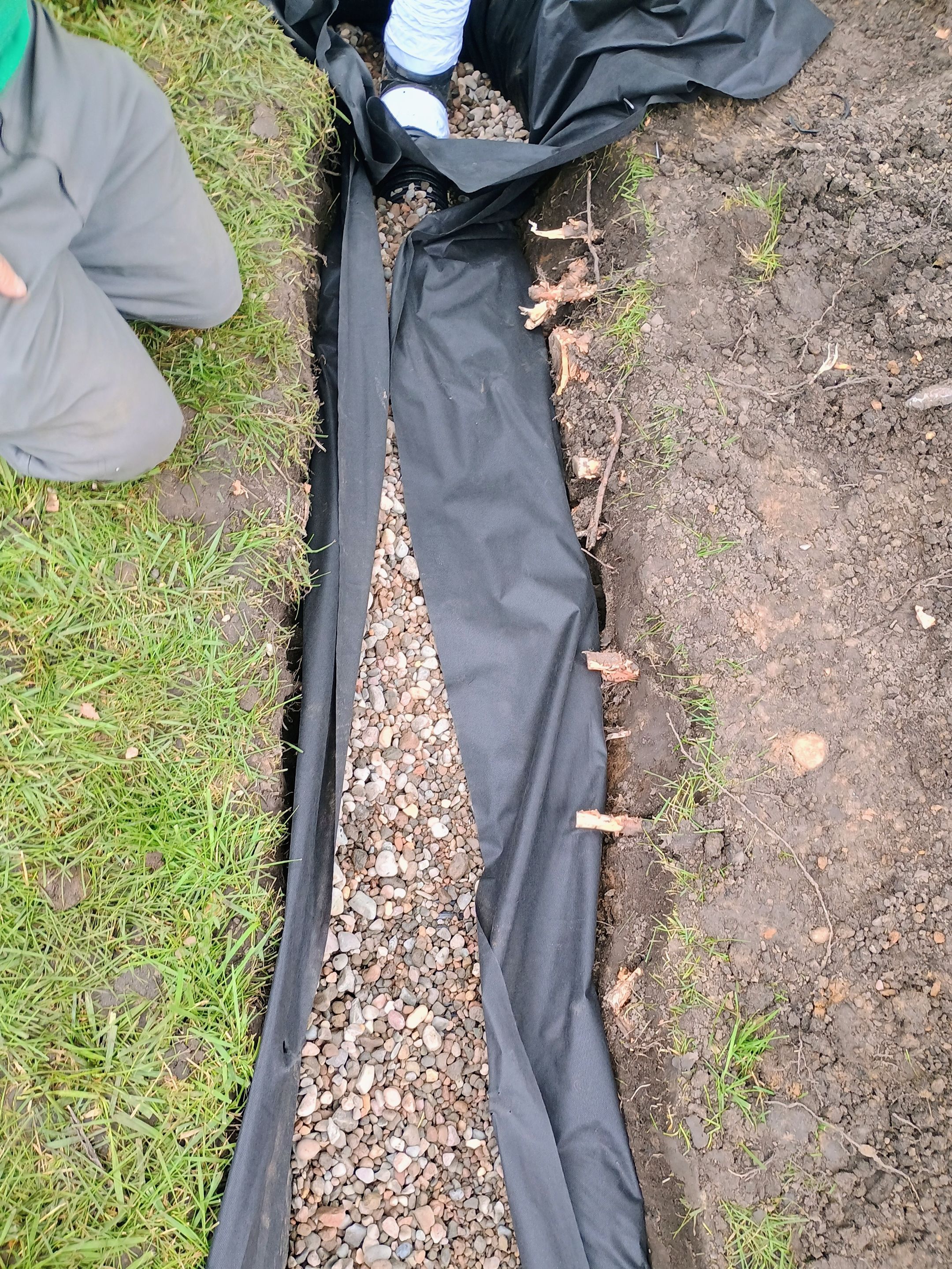 Richard’s Sump Pump Discharge Line Fix by Waterproofing Northeast