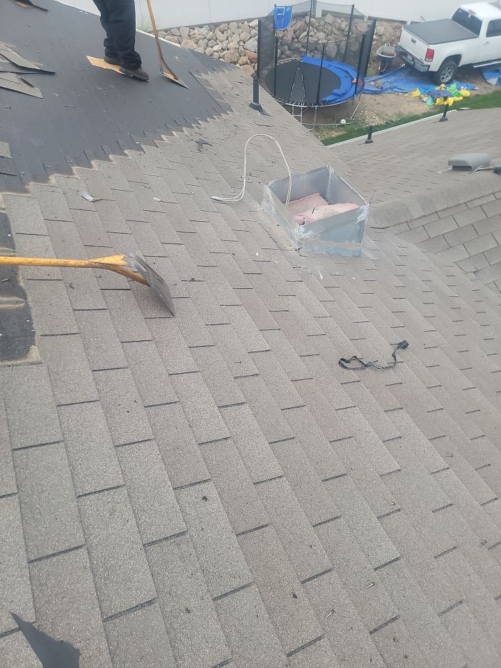 Storm Damaged Roof using GAF Timberline HDZ - Lifetime Shingle by The Roof Doctor