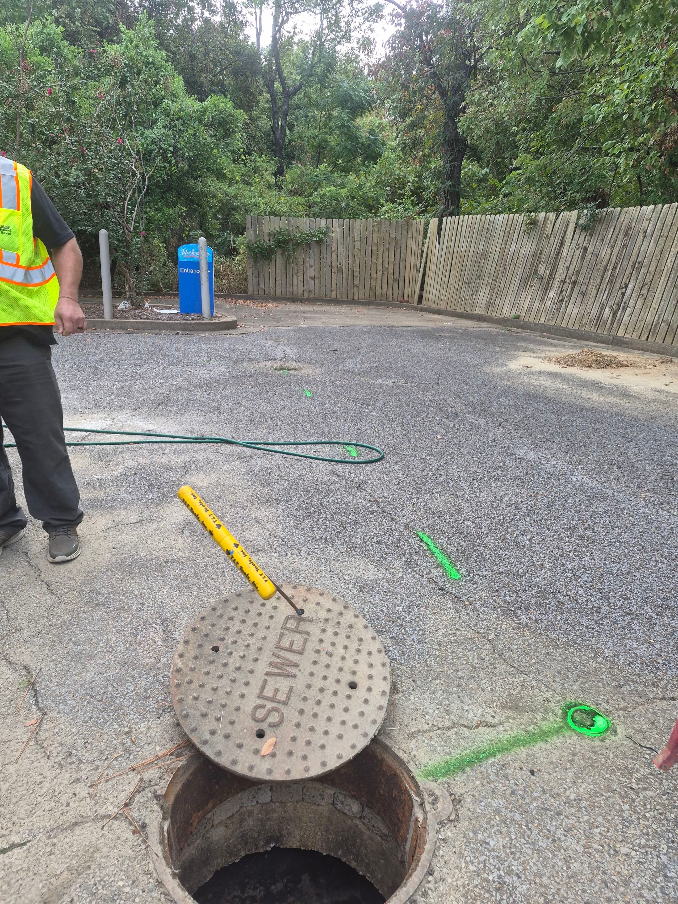 Underground Utility Locating for Memphis Commercial Site by Alsip Locating Service, LLC