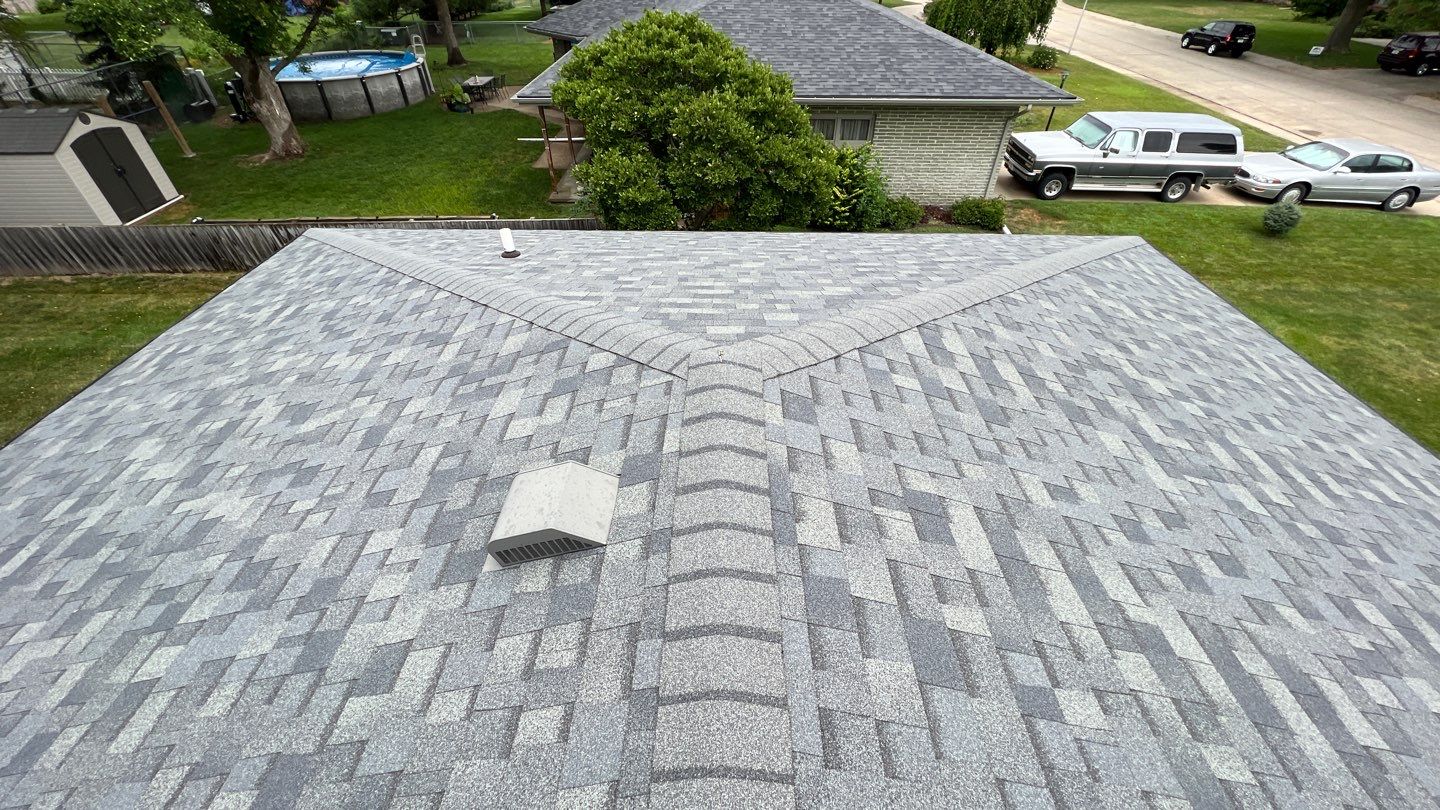 Hail Damage Re-Roof by White Castle Roofing