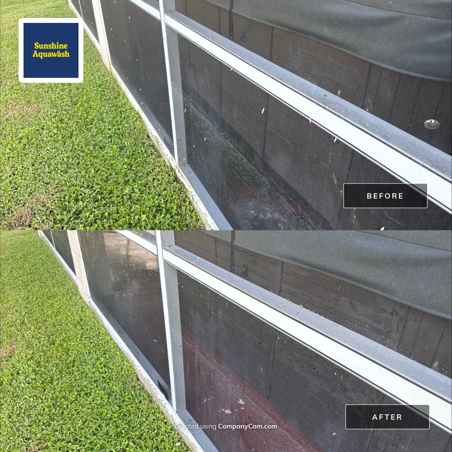 Driveway and Lanai Cleaning In Ellenton, FL by Sunshine AquaWash