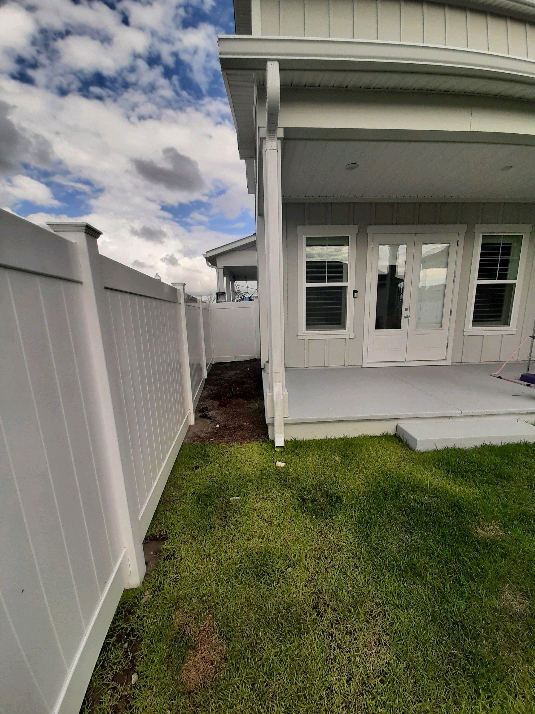 Seamless Gutter Installation using White K-Style Gutters by Gutter Professors