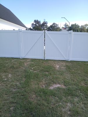 Hamilton Vinyl Privacy Project in Beaufort