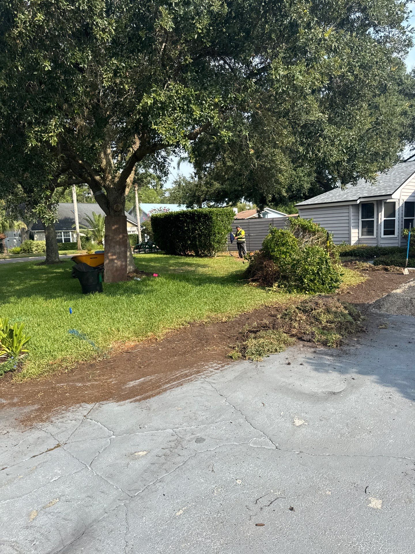 Residential | Sod Removal and Shell Installation by ProGreen Services