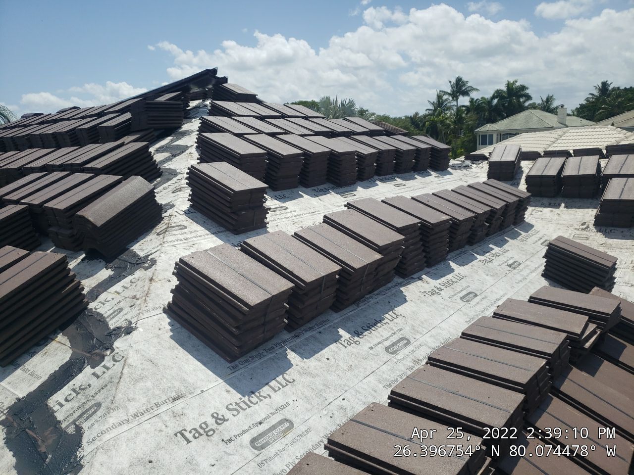 Residential Roofing Installation using Eagle Roofing Tile by BLUES BROTHERS ROOFING