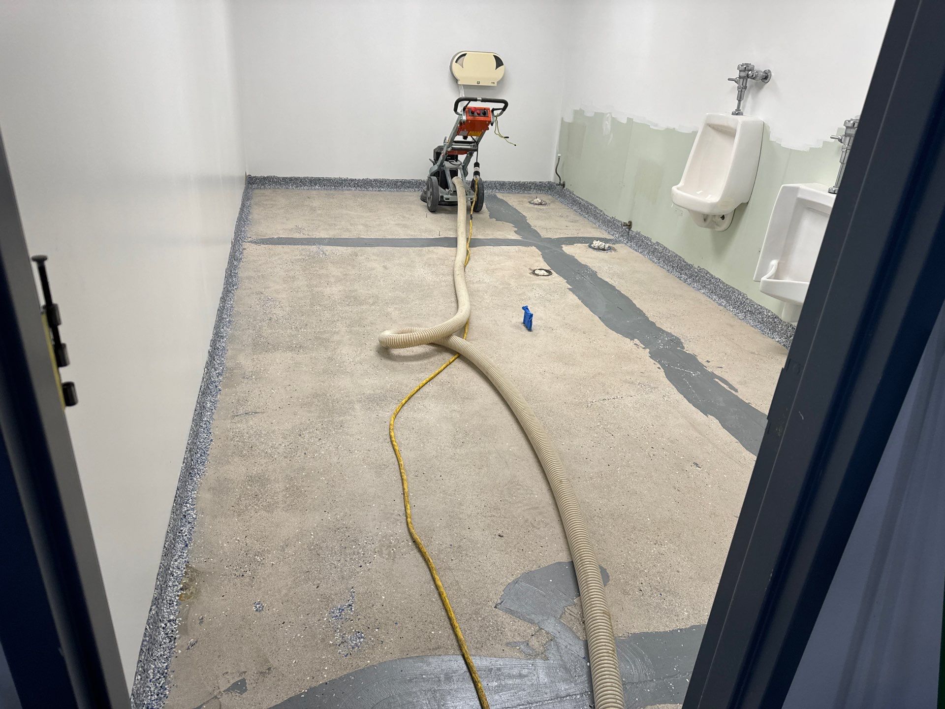 Epoxy Floor in Shop Bathroom by Gordon Painting