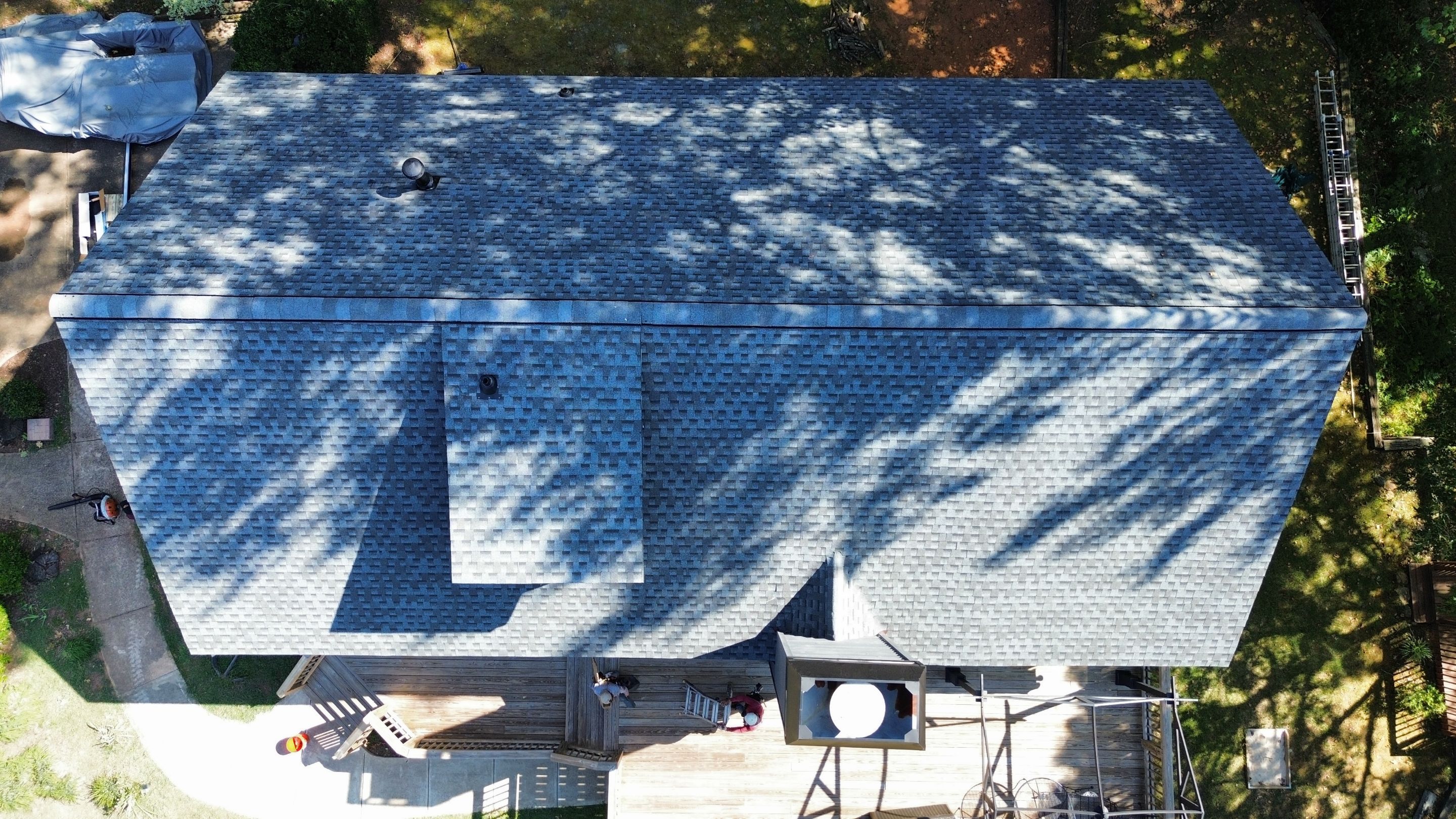 Gainesville, GA Roof Replacement GAF Timberline HDZ Pewter Gray by Reset Roofing