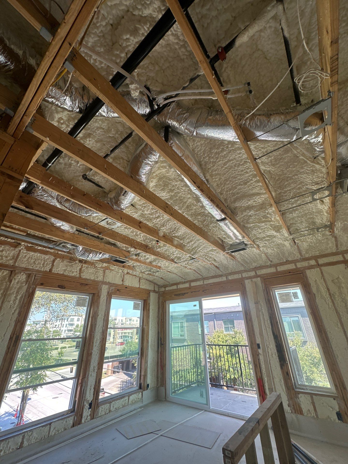 🏢 Full Foam Envelope on This Dallas Multi-Family Build by Apex Insulation Solutions