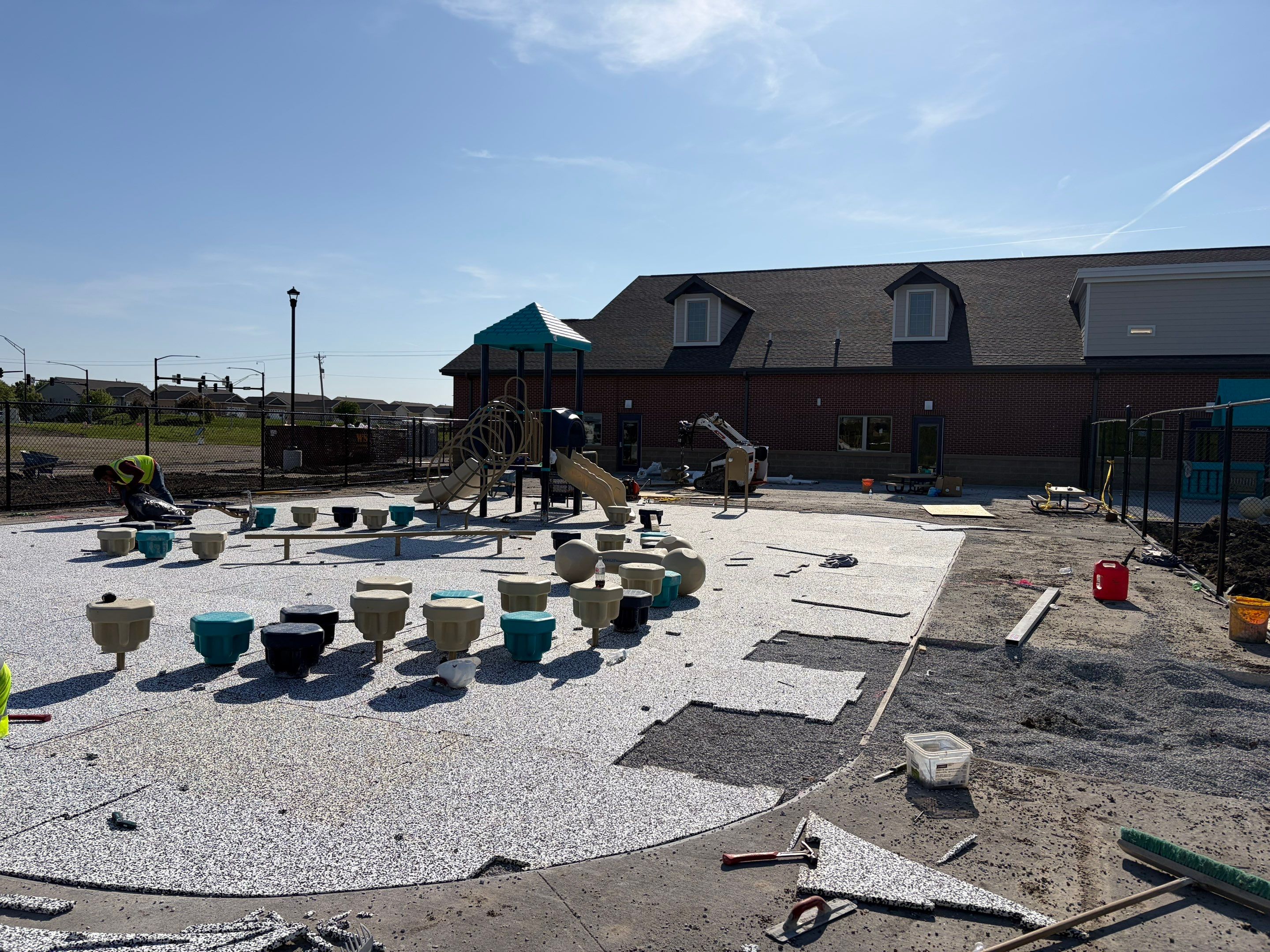 Everbrook in Grimes Playground Equipment & Turf by Southwest Greens Midwest