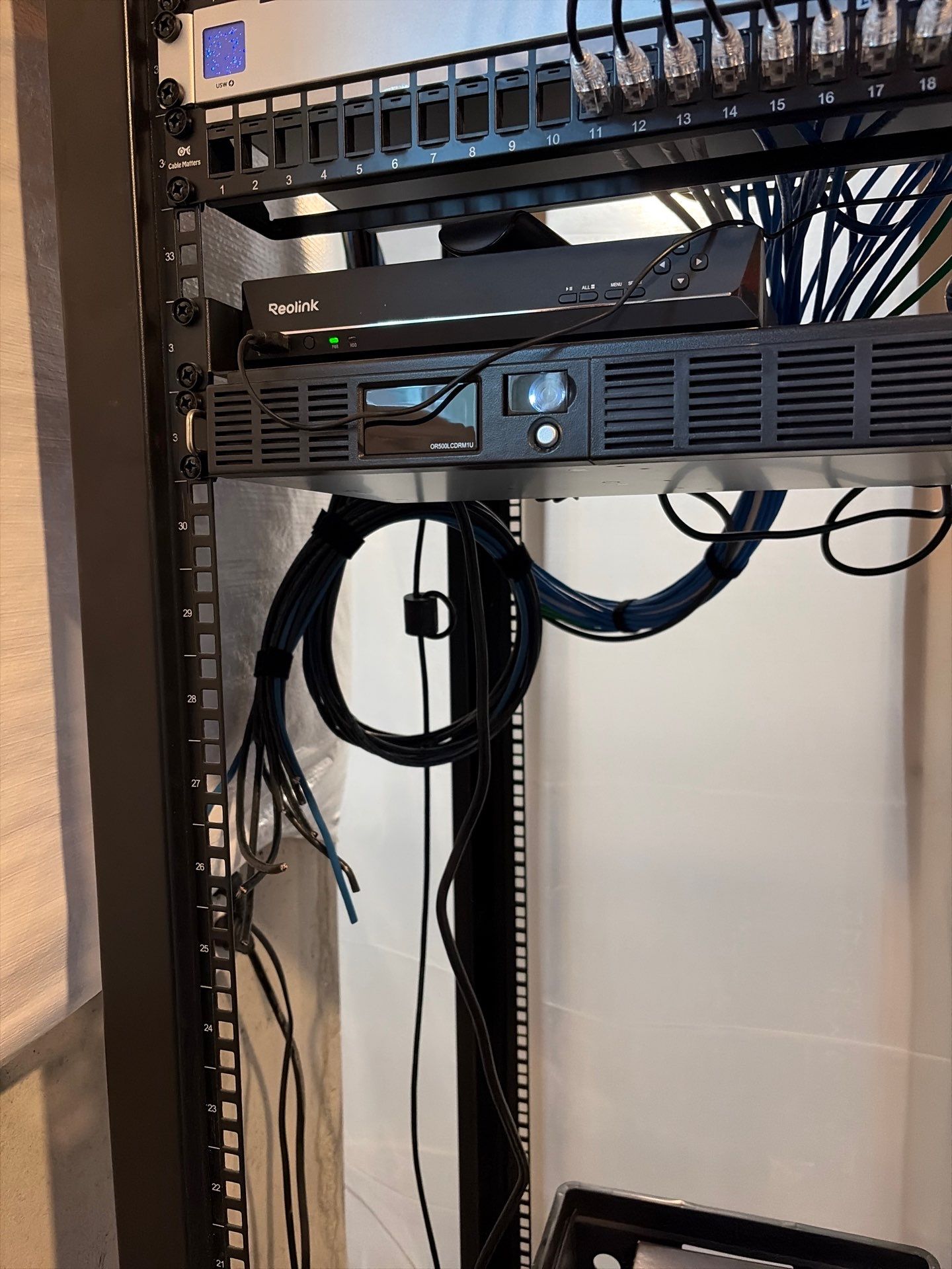 Comprehensive Electrical Rough-In and Data Networking for Washington Township Basement by Techkinect