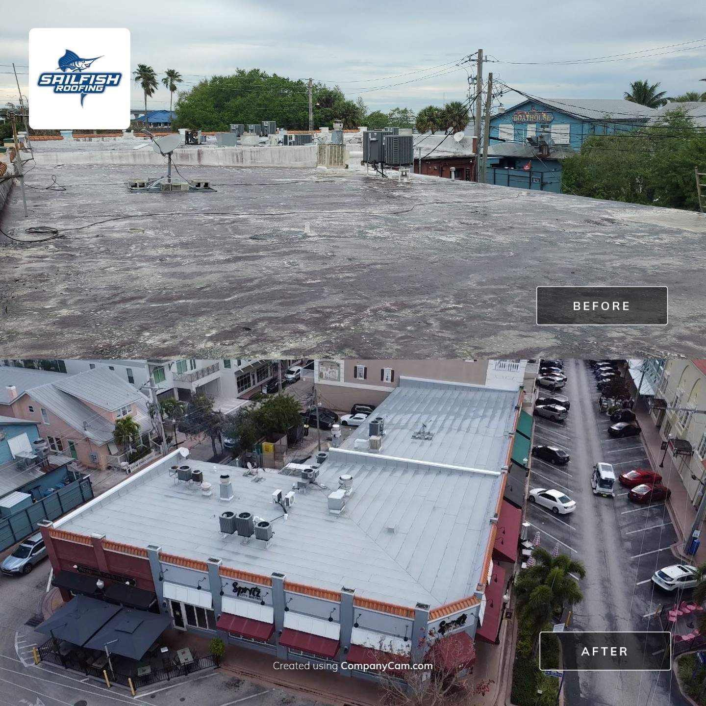 Torch Applied Modified Bitumen Roof Replacement by Sailfish Roofing