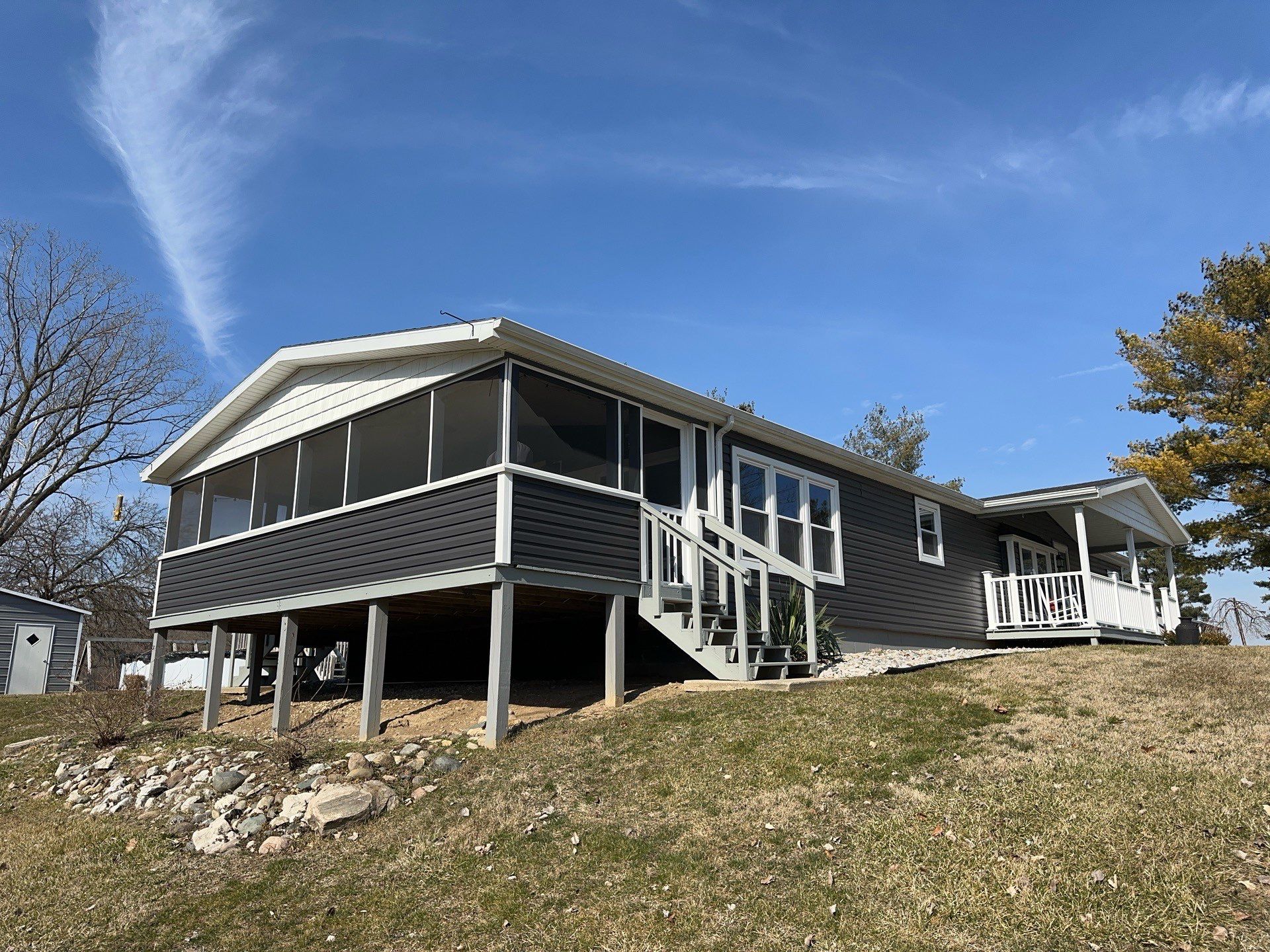 Exposed Fastener Metal Roof Replacement – Columbia City, Indiana by 4Ever Metal Roofing