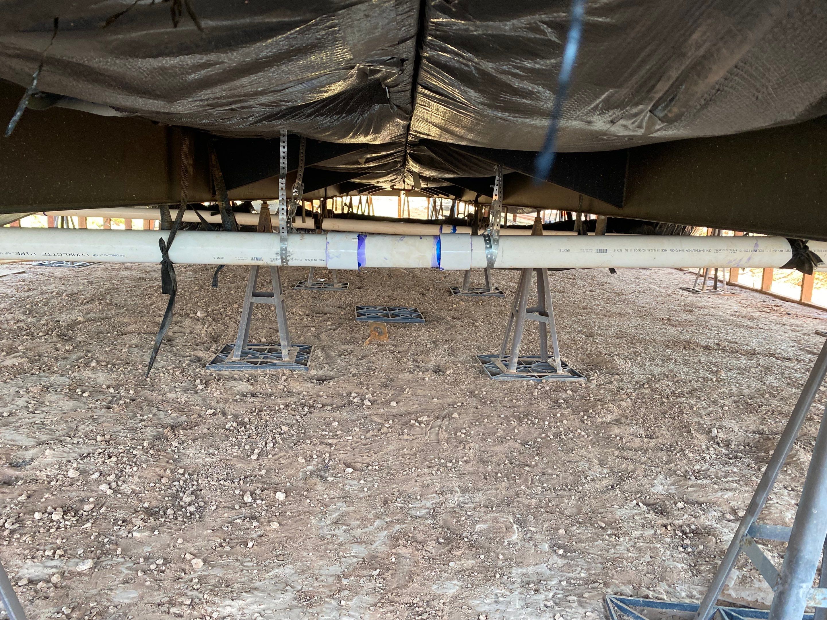 Project in Eloy by Mobile Home Installations