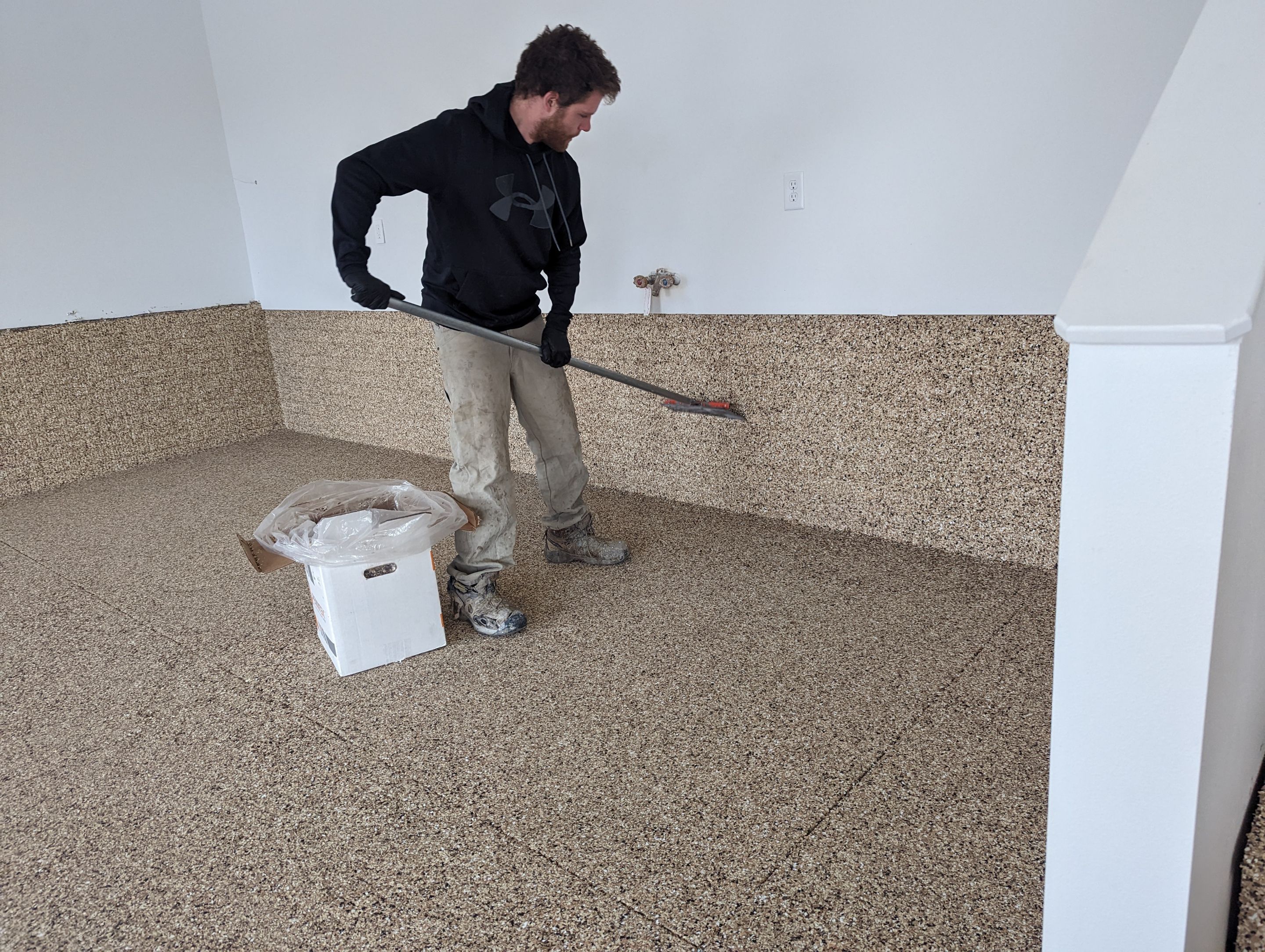 Garage using Sandstone by Select Painting, Coatings & Garage Cabinets