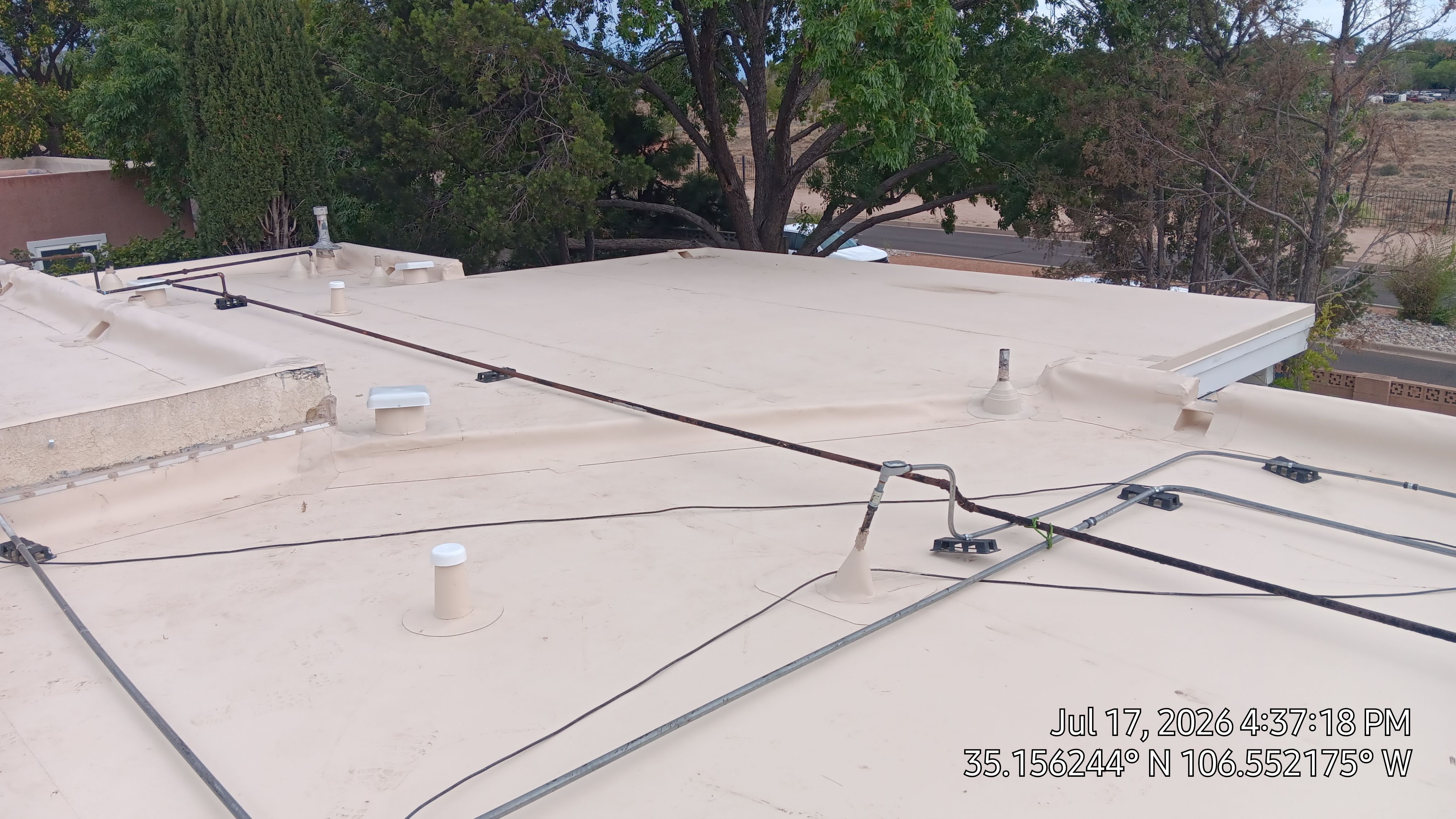 Albuquerque TPO Roof Replacement in the Northeast Heights EPS Slope and Custom Skylights by Doyle Roof Masters Inc