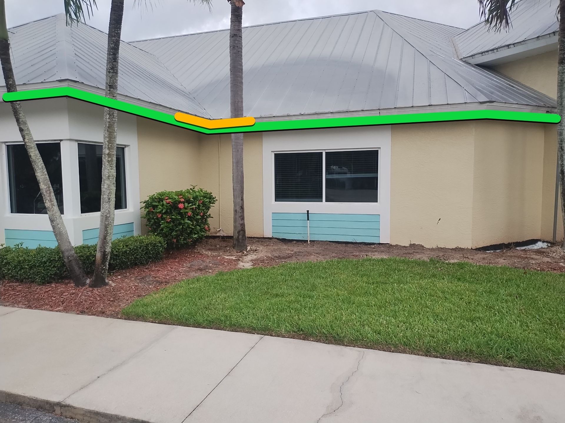 White K-Style Gutters in Fort Myers FL by Gutter Professors