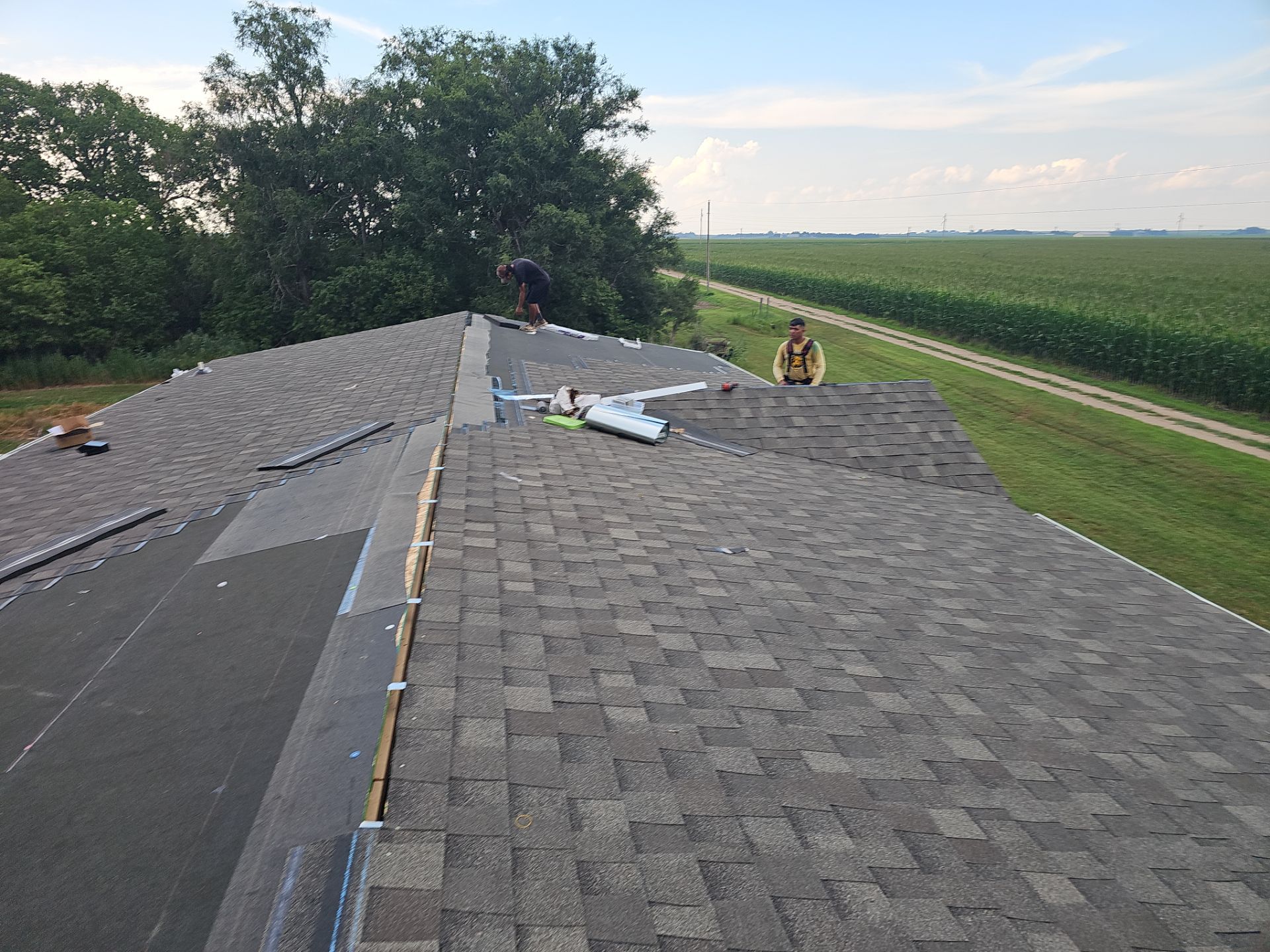 Riverdale Exterior Transformation | TAMKO Roofing & James Hardie Siding by Loyal Nine