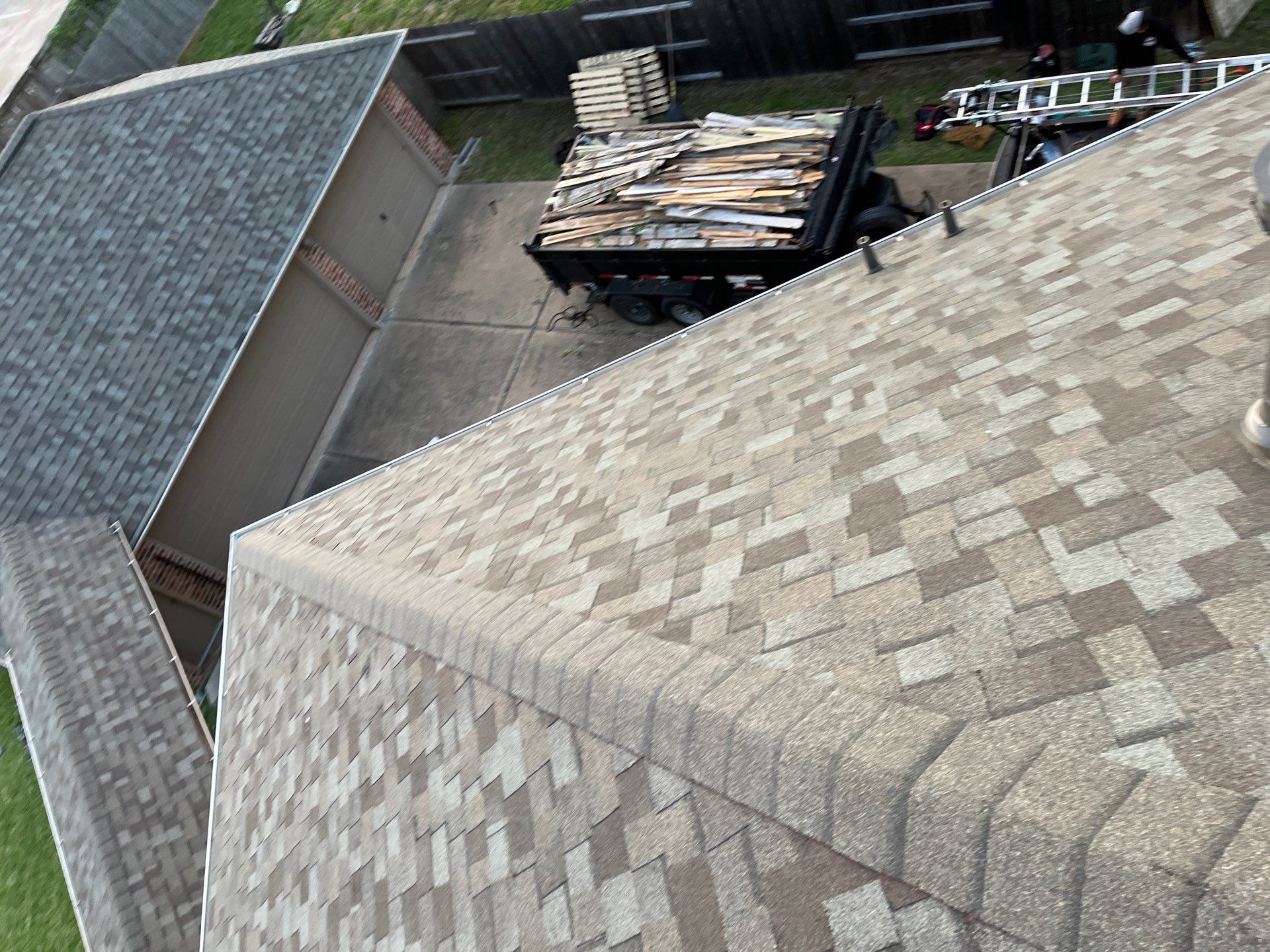 Residential Roofing Installation using Owen's Corning Duration (Lifetime) Shingles by Roof Repair Company