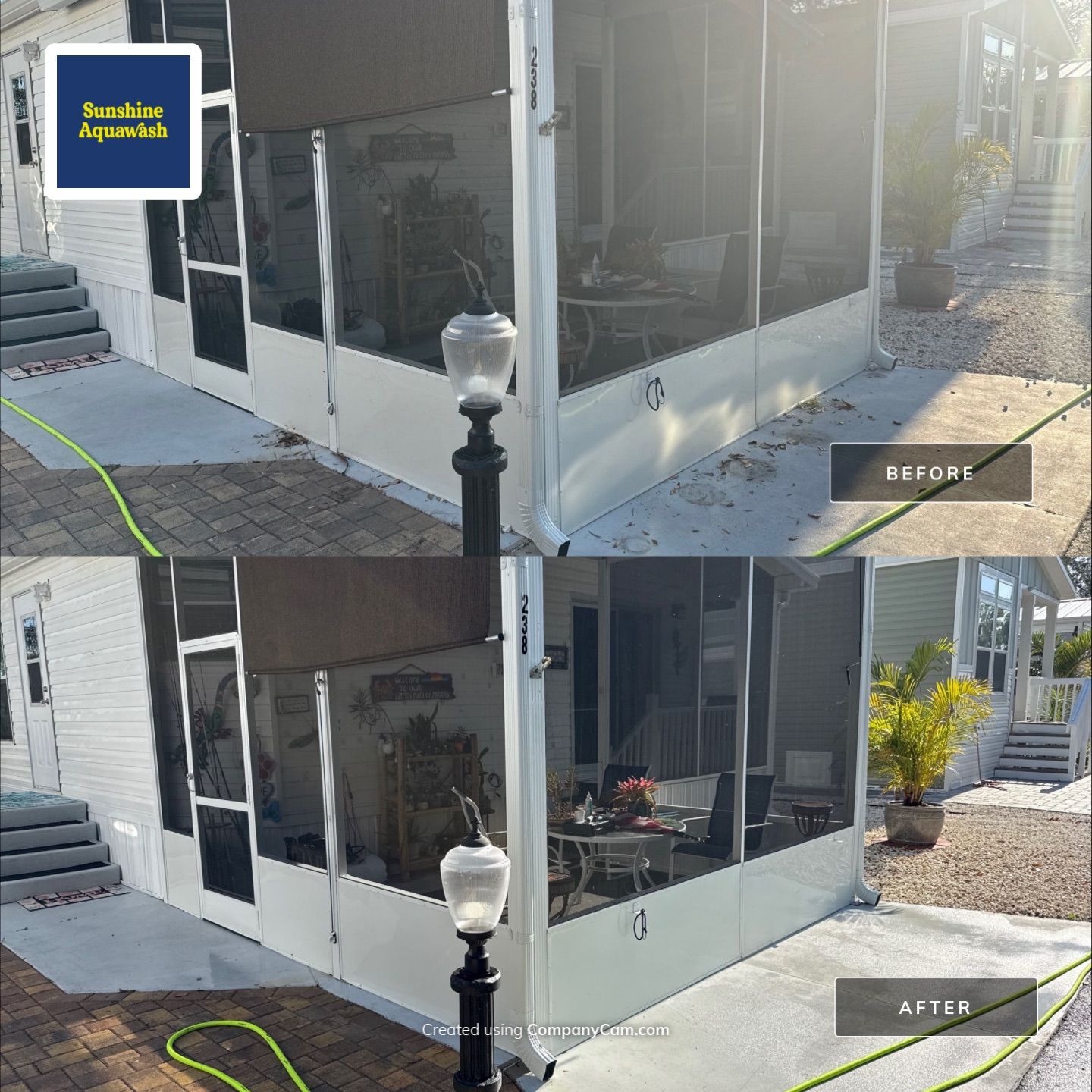 Mobile Home House Wash | Fisherman’s Cove RV Park | Terra Ceia, FL by Sunshine AquaWash