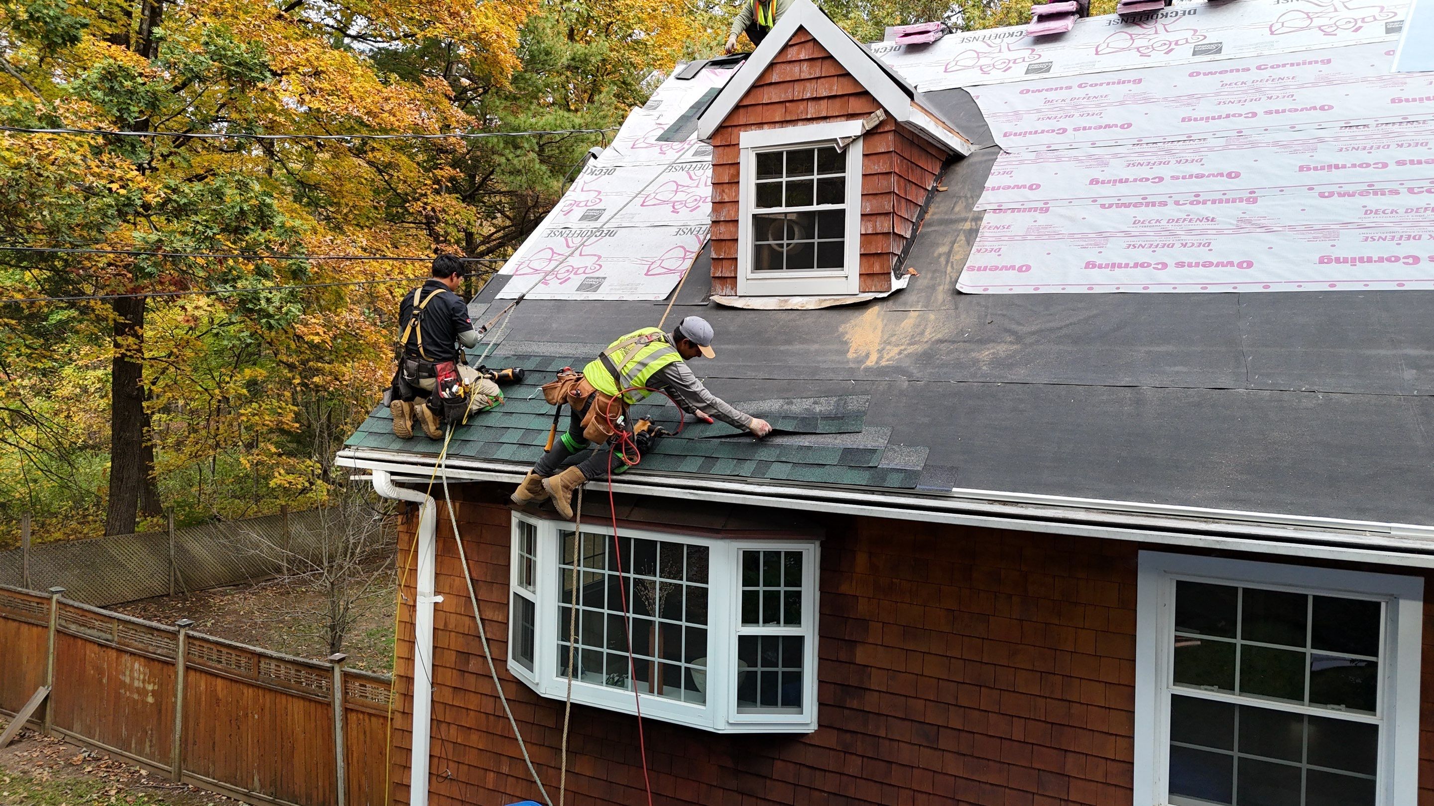 Owens Corning Duration : Chateau Green with Copper Accents in Avon, CT by Golden Shield Roofing