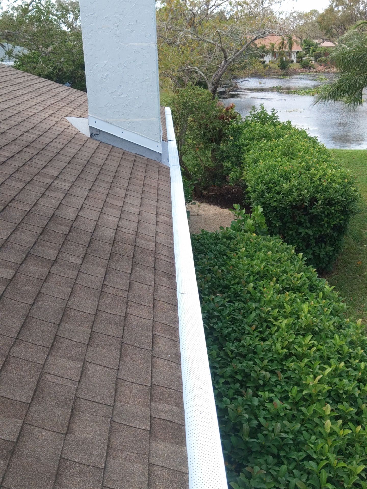 Leaf Guard System Installation in Sarasota FL by Gutter Professors