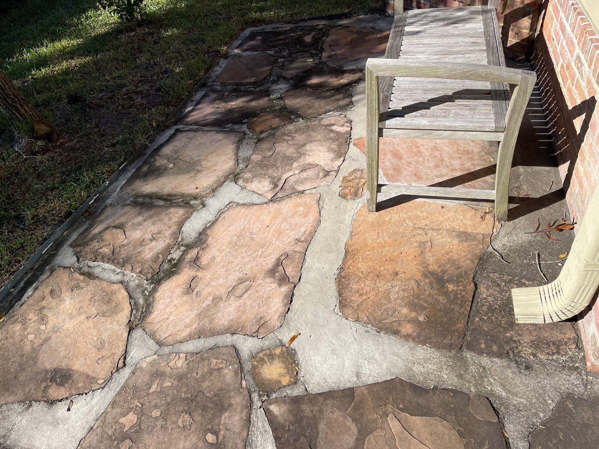 Stone Patio using TopSeal by DuraSeal