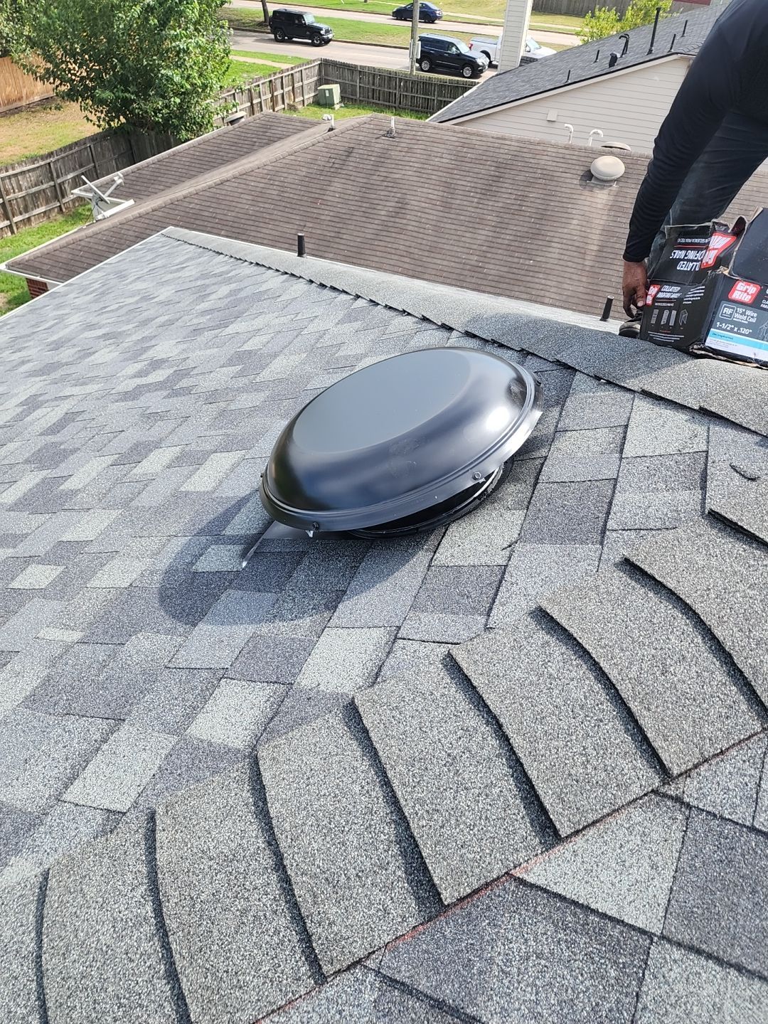 Residential Roofing Installation using Owen's Corning Duration (Lifetime) Shingles by Roof Repair Company