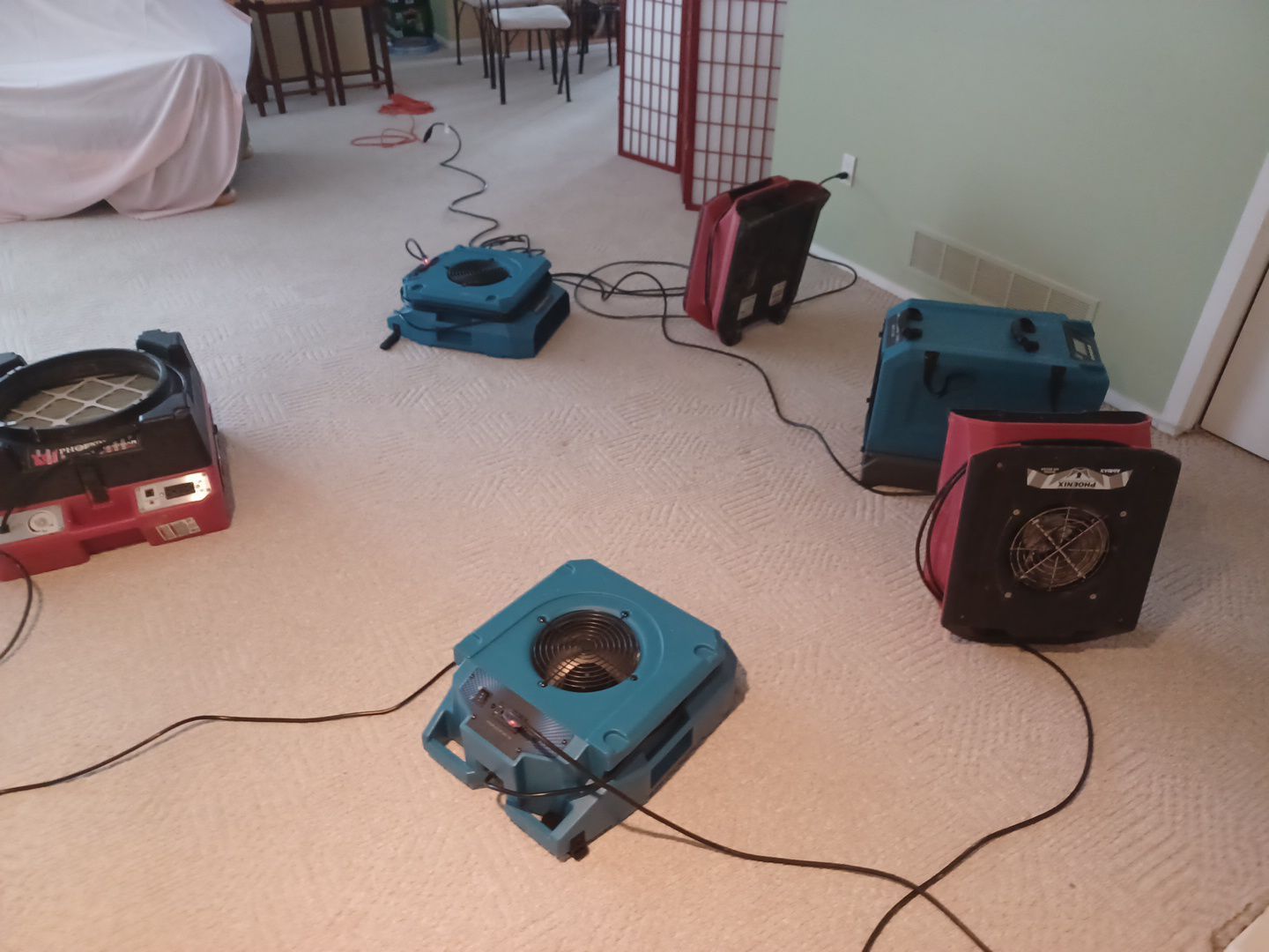 Project in West Bloomfield Township by EzDry Water Mitigation & Property Restoration