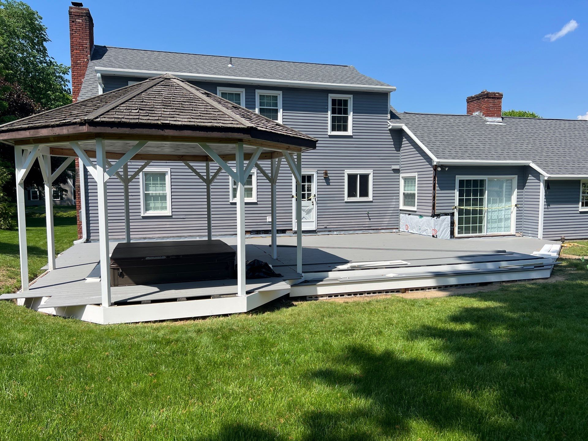 Deck Repair using Trex Select Decking by Chagnon Building & Remodeling LLC