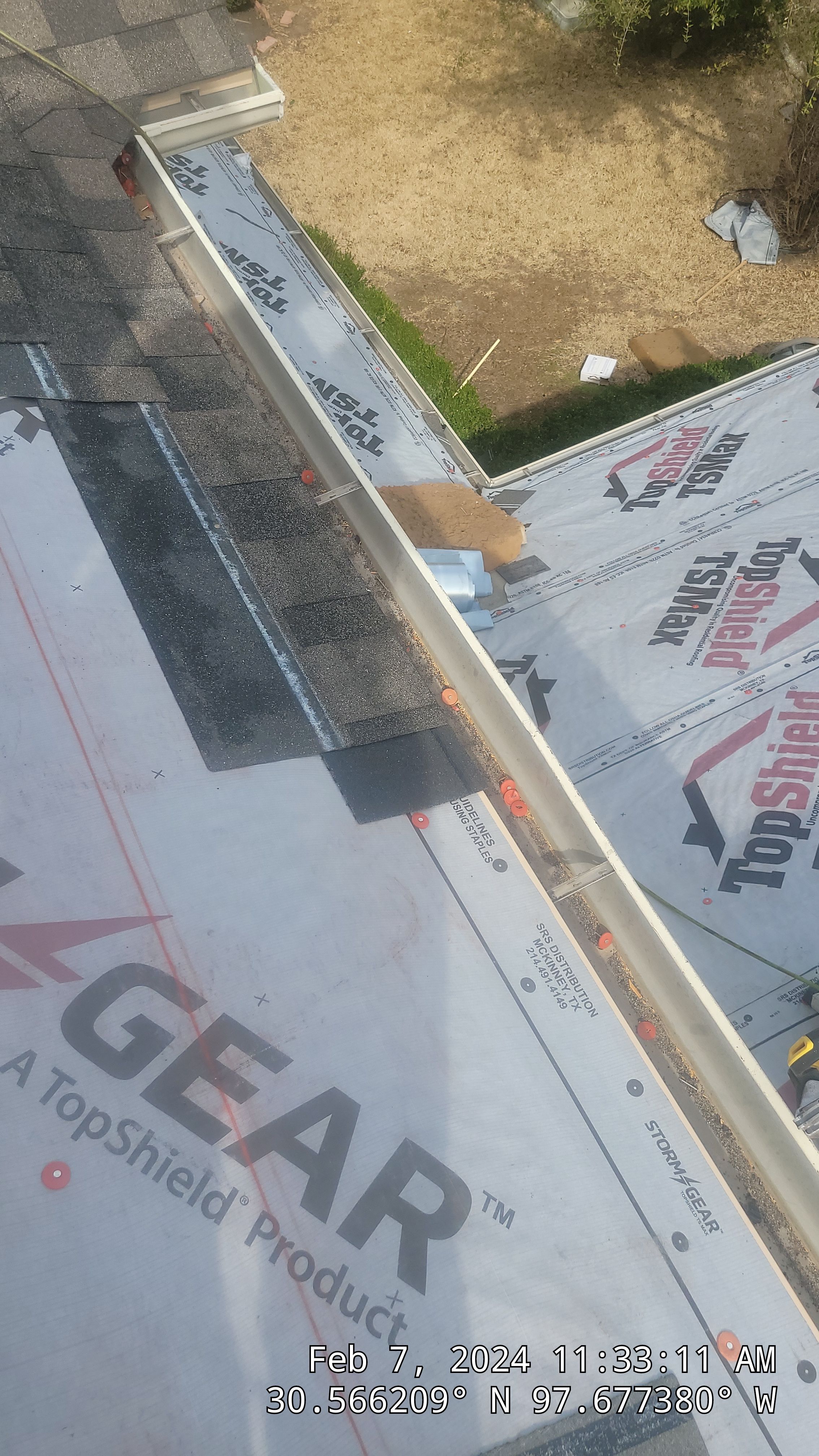 Architectural Shingle Roof Replacement and Storm Damage Restoration in Round Rock by Caliber Restoration LLC
