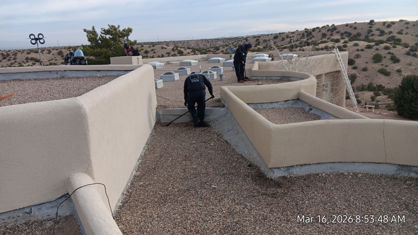 Tar & gravel complete roof tune up in Placitas by Doyle Roof Masters Inc