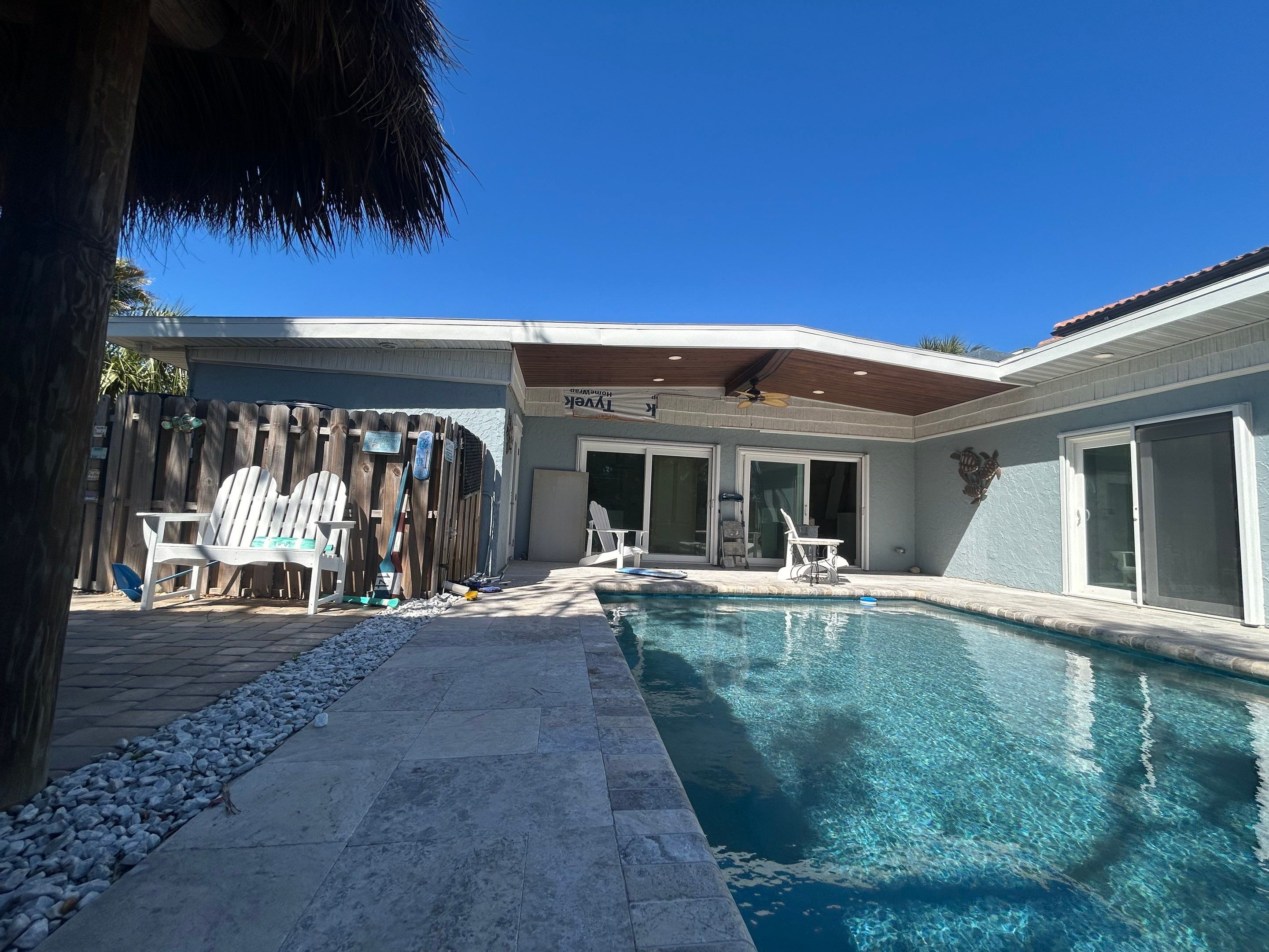 New Metal Soffit and Fascia in Siesta Key FL by Gutter Professors