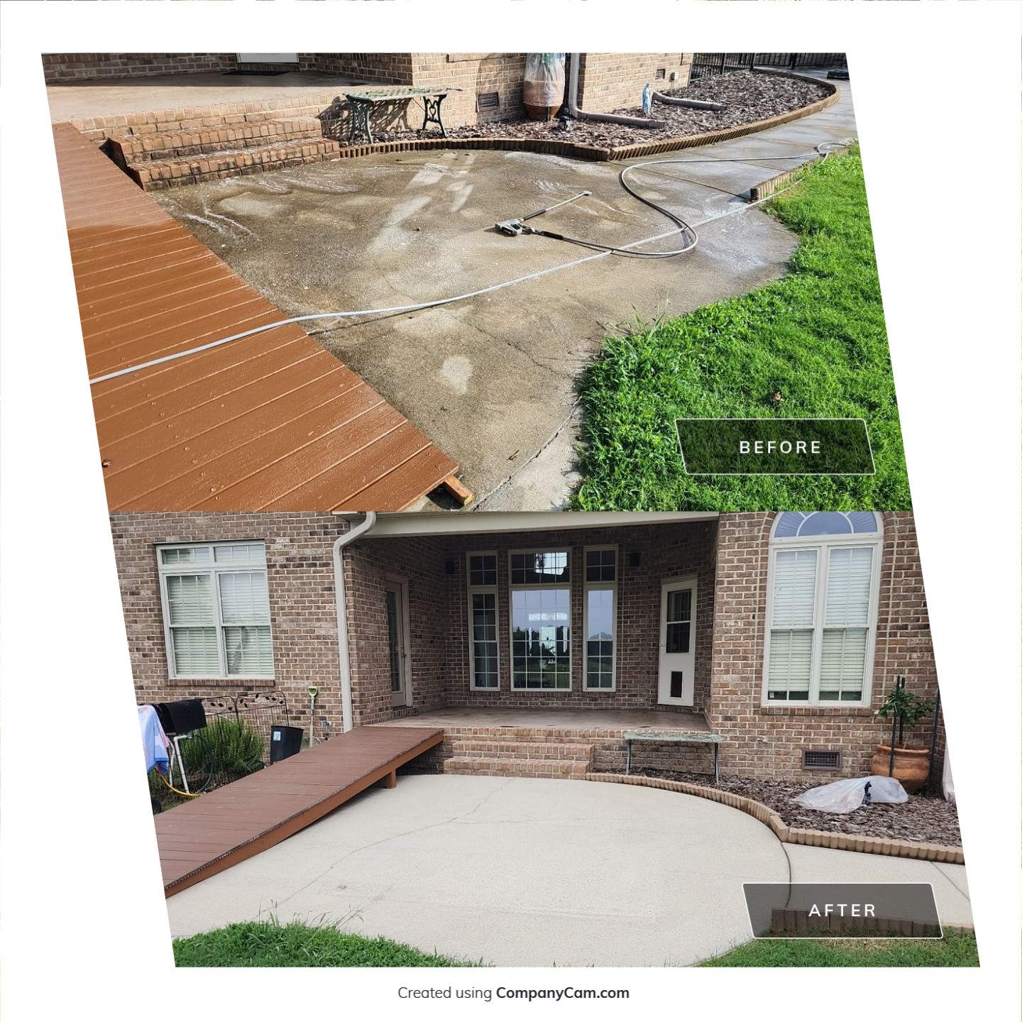 House Wash using cleaner by G&H Home Tech Pros LLC
