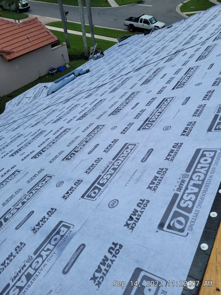 Residential Roofing Installation using Eagle Roofing Tile by BLUES BROTHERS ROOFING