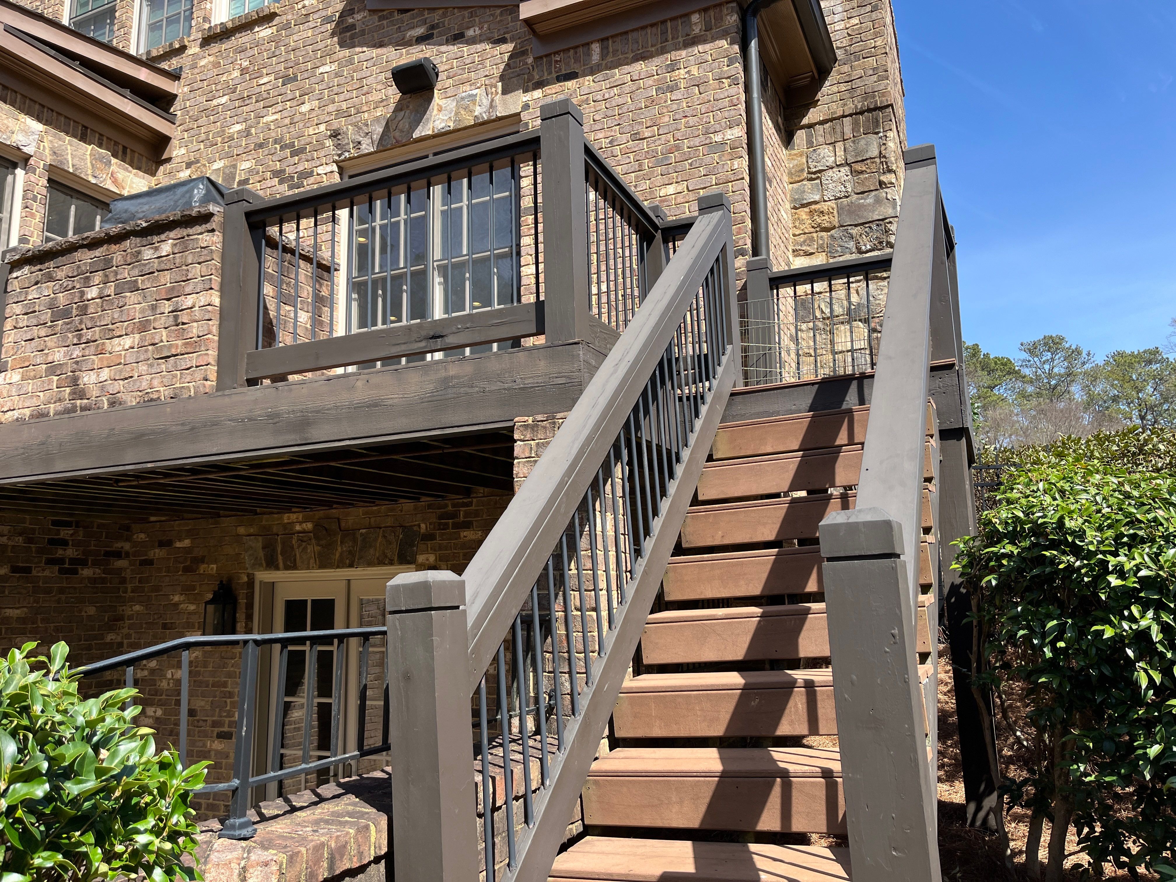 Trex Deck Resurface with New Railing in Atlanta, GA by Nelson Exteriors