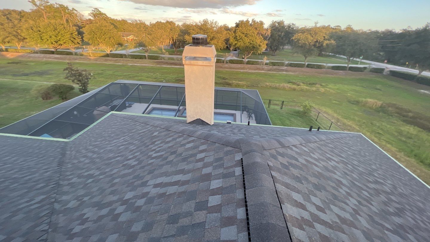 Residential Roofing Installation using GAF Timberline HDZ American Harvest by 1st Class Roofing, Inc.
