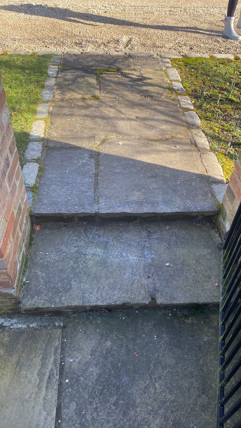 Patio Clean using honda 21 ltr/min by Ges Exterior Cleaning ltd