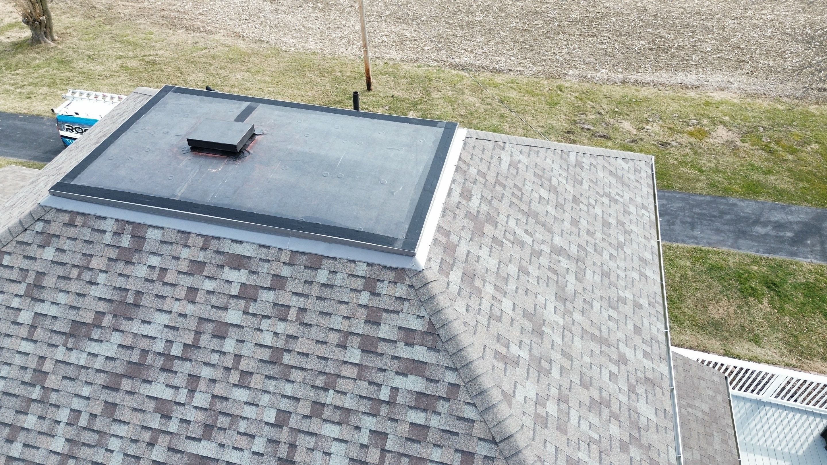Residential Roofing Installation using Duration Series Shingles - Driftwood by RoofX 