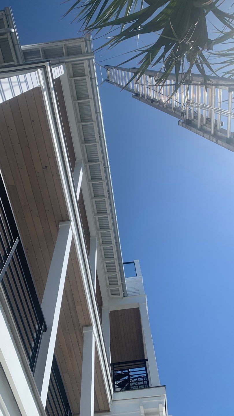 Seamless Gutters Installation using Galvalume Half Round Gutters by Gutter Professors